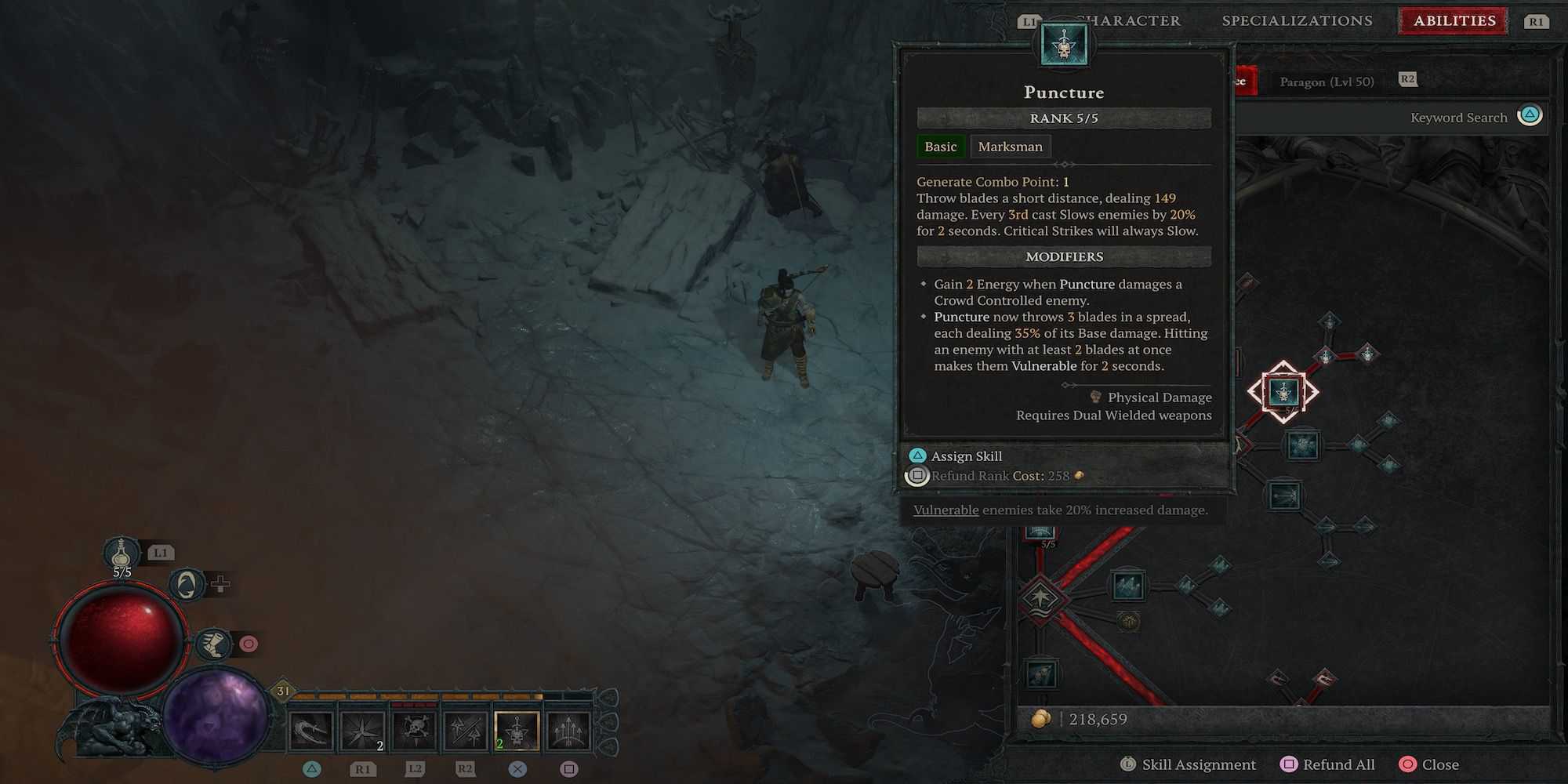 Puncture Rogue skill in Diablo 4