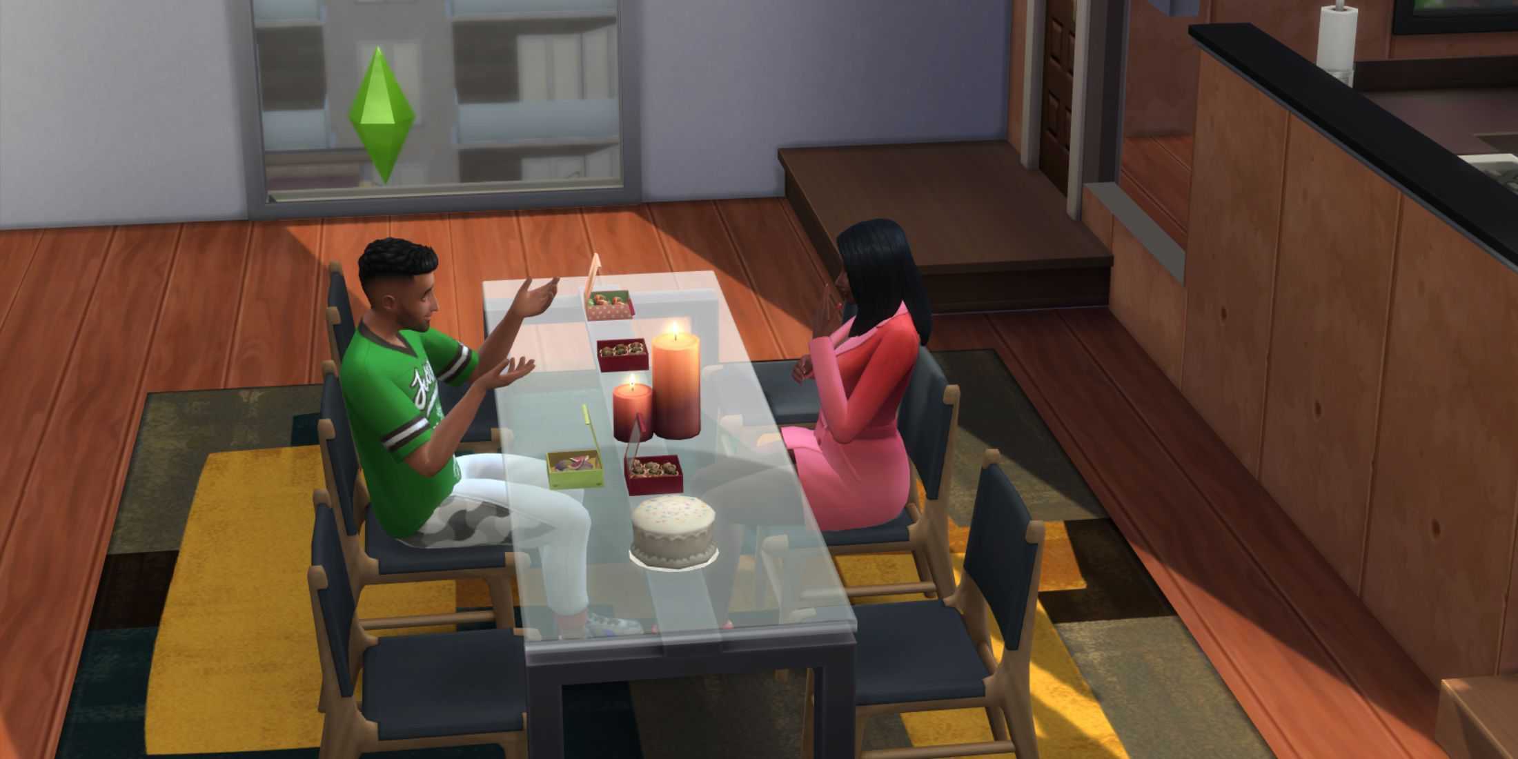 sims comendo juntos the sims 4