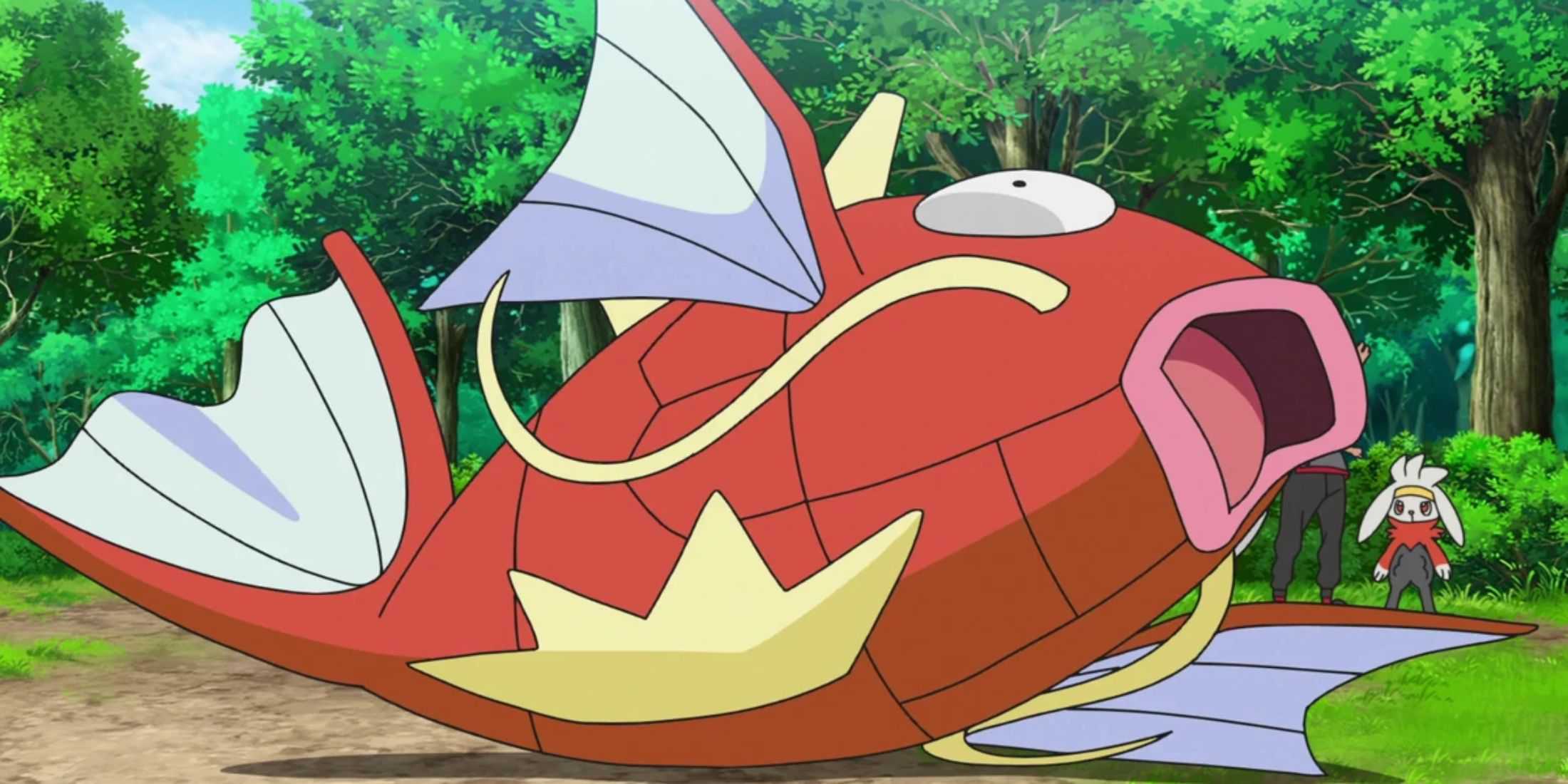 Pokemon - Magikarp floundering