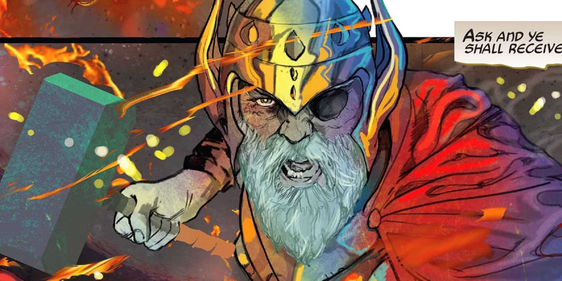 uma imagem do velho rei Thor