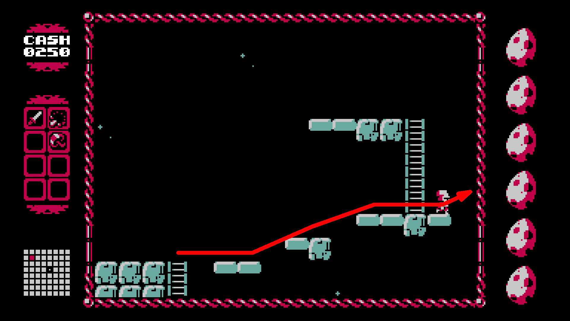 ufo 50 barbuta walkthrough 24