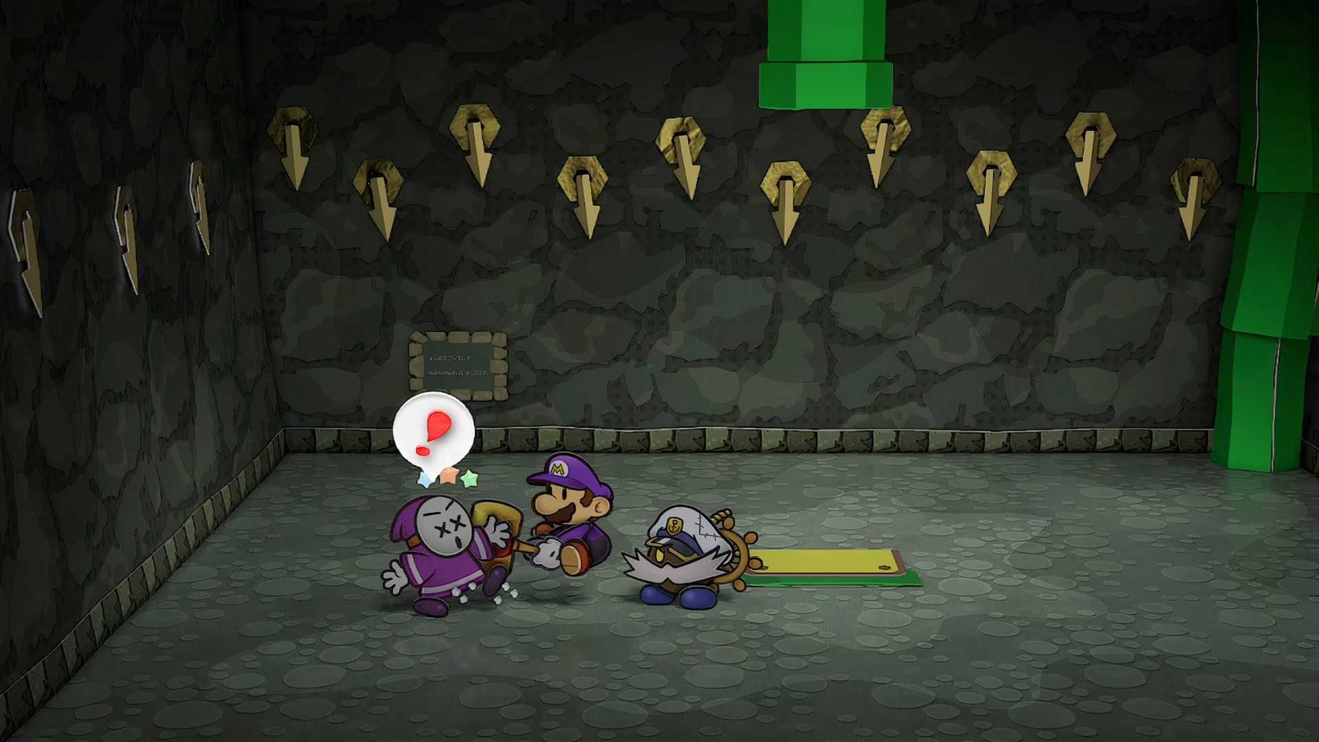 Paper Mario: The Thousand-Year Door - Pit of 100 Trials, Mario ataca Badge Bandit