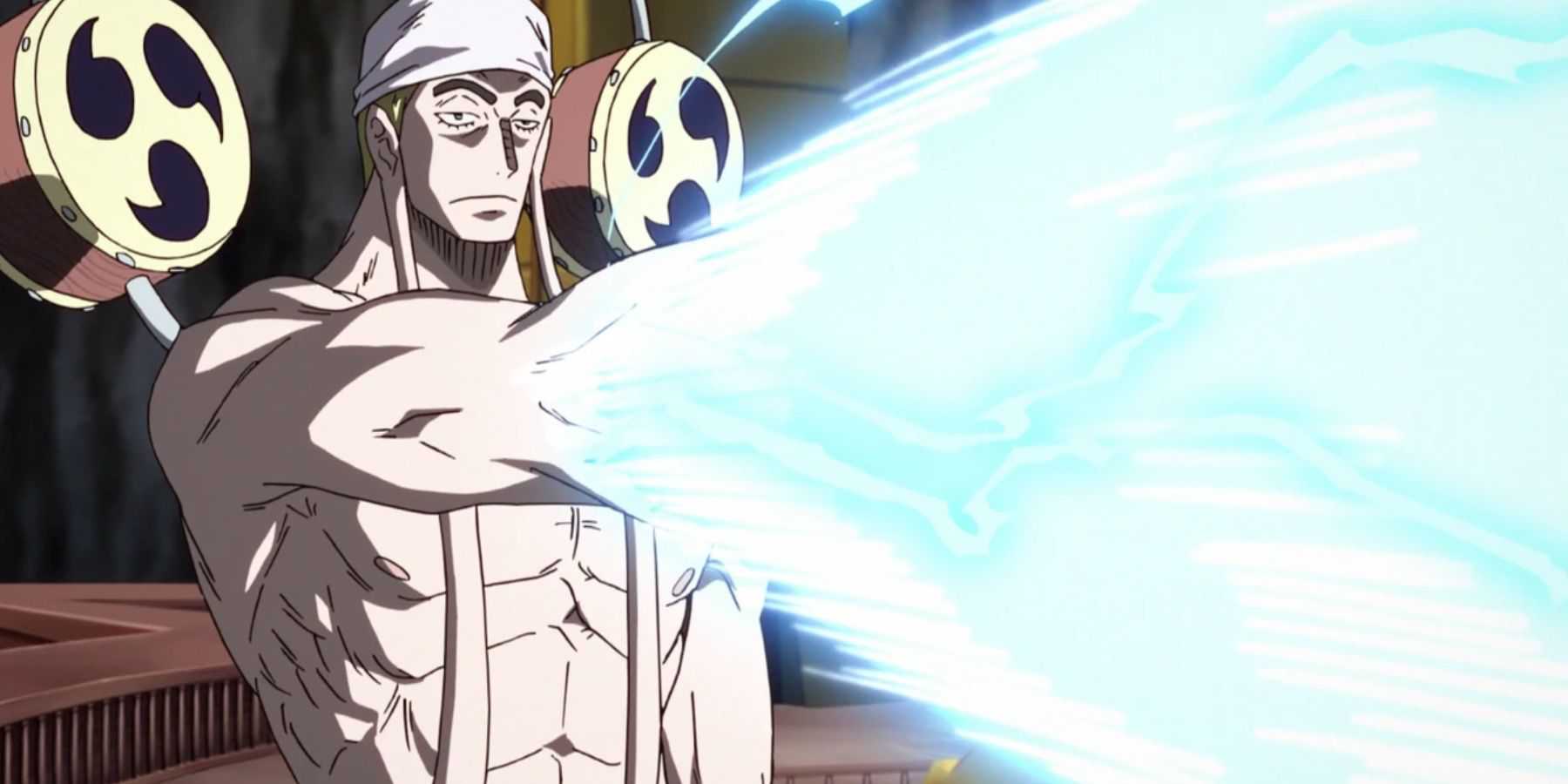 Enel Explodindo Luffy Com Raio Em One Piece