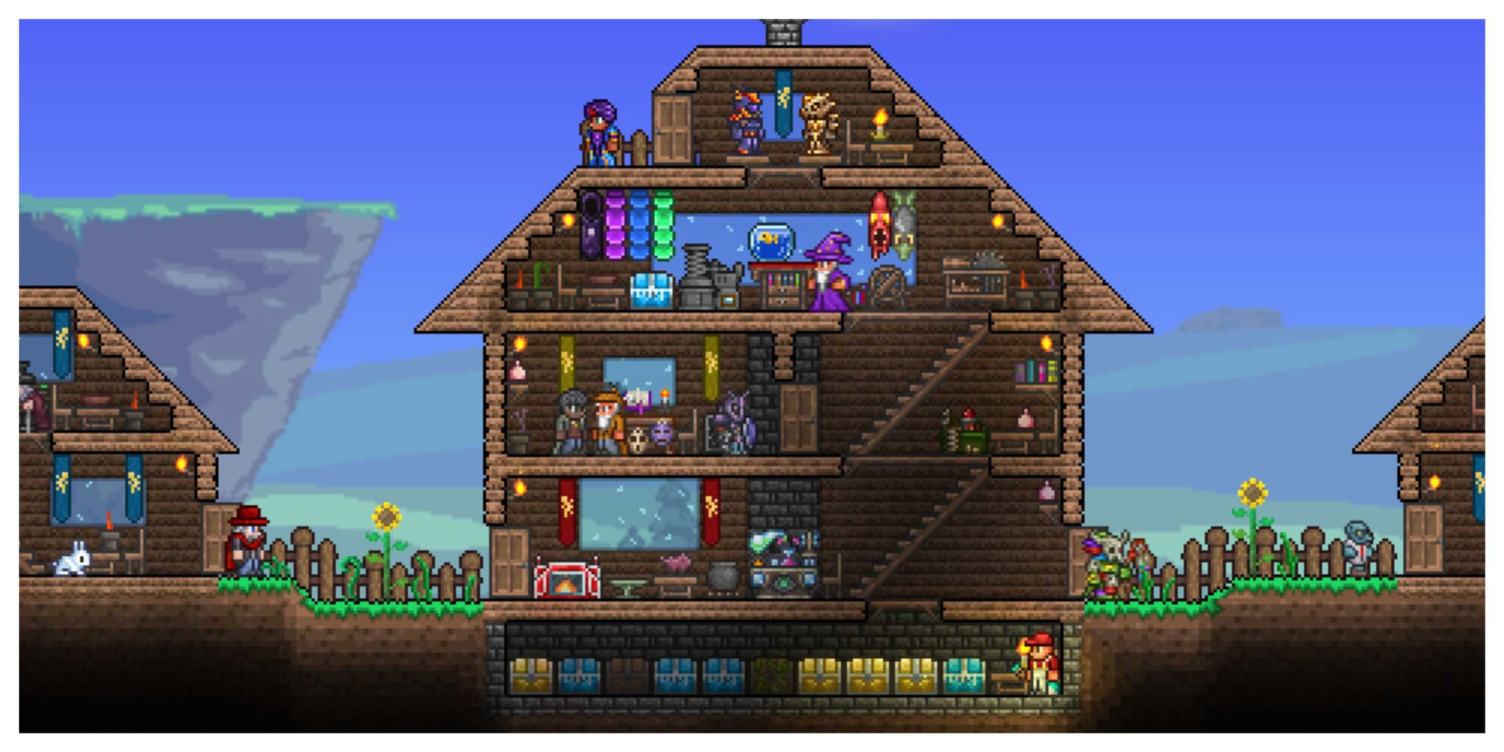 Terraria - Steam Screenshot (A Player's Town)