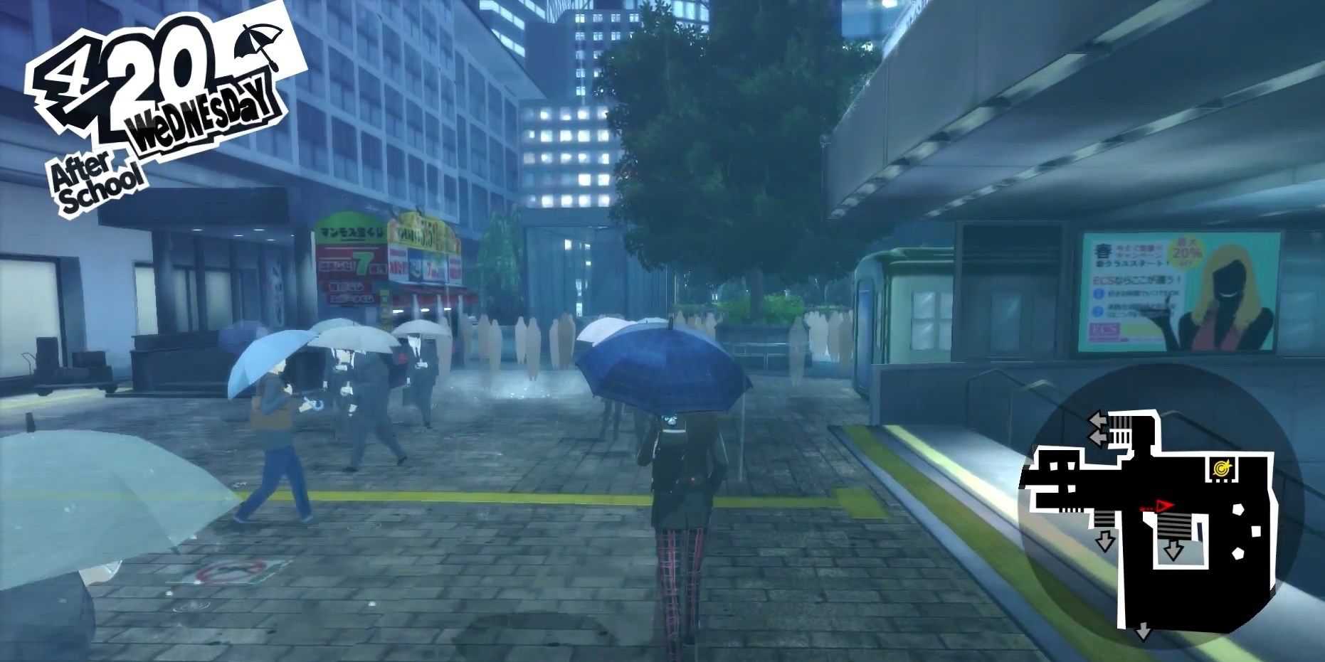 Modern setting in Shibuya in Persona 5 Royal