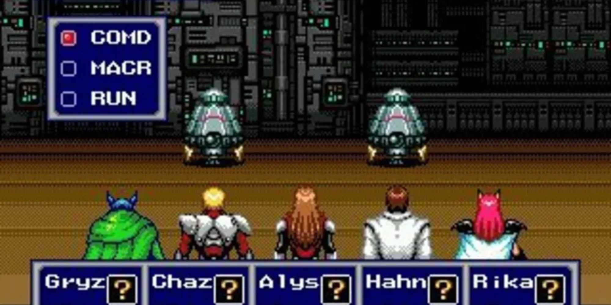 Fighting robots in Phantasy Star 4