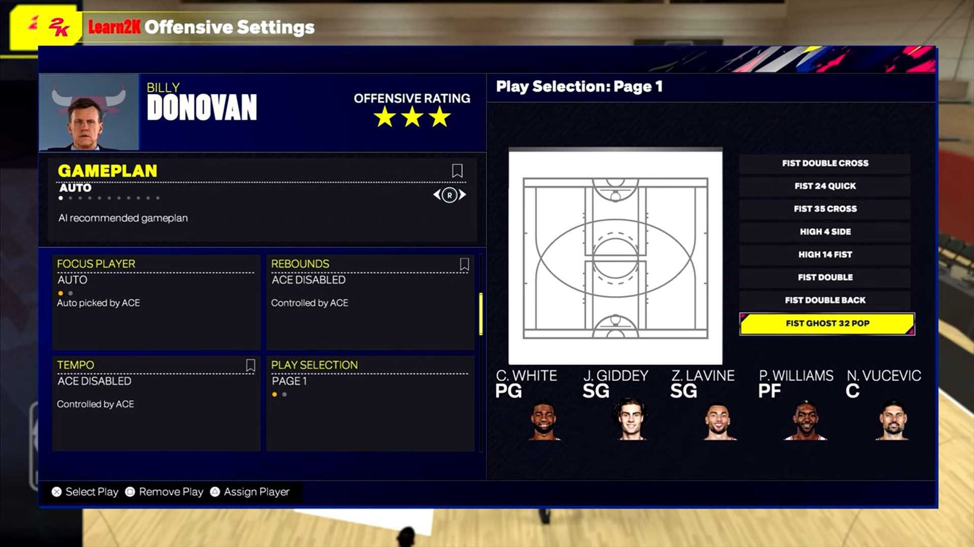 Configurando suas jogadas favoritas no NBA 2K25