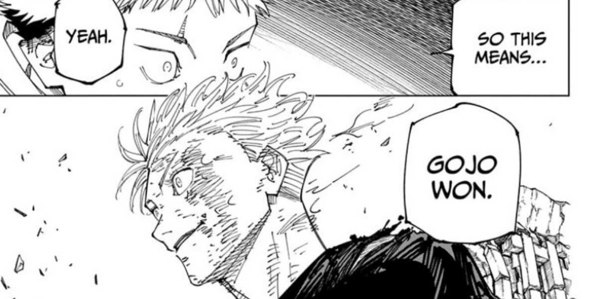 Gojo wins gojo vs sukuna jujutsu kaisen 235