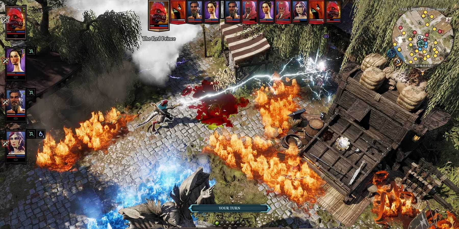 Divinity Original Sin 2 Combate chamas e relâmpagos