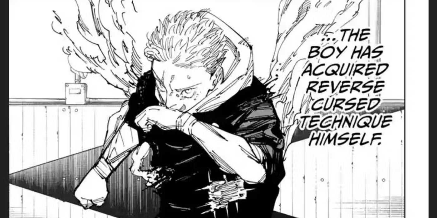 Técnica de Maldição Reversa usada por Yuji Itadori em Jujutsu Kaisen jjk 255