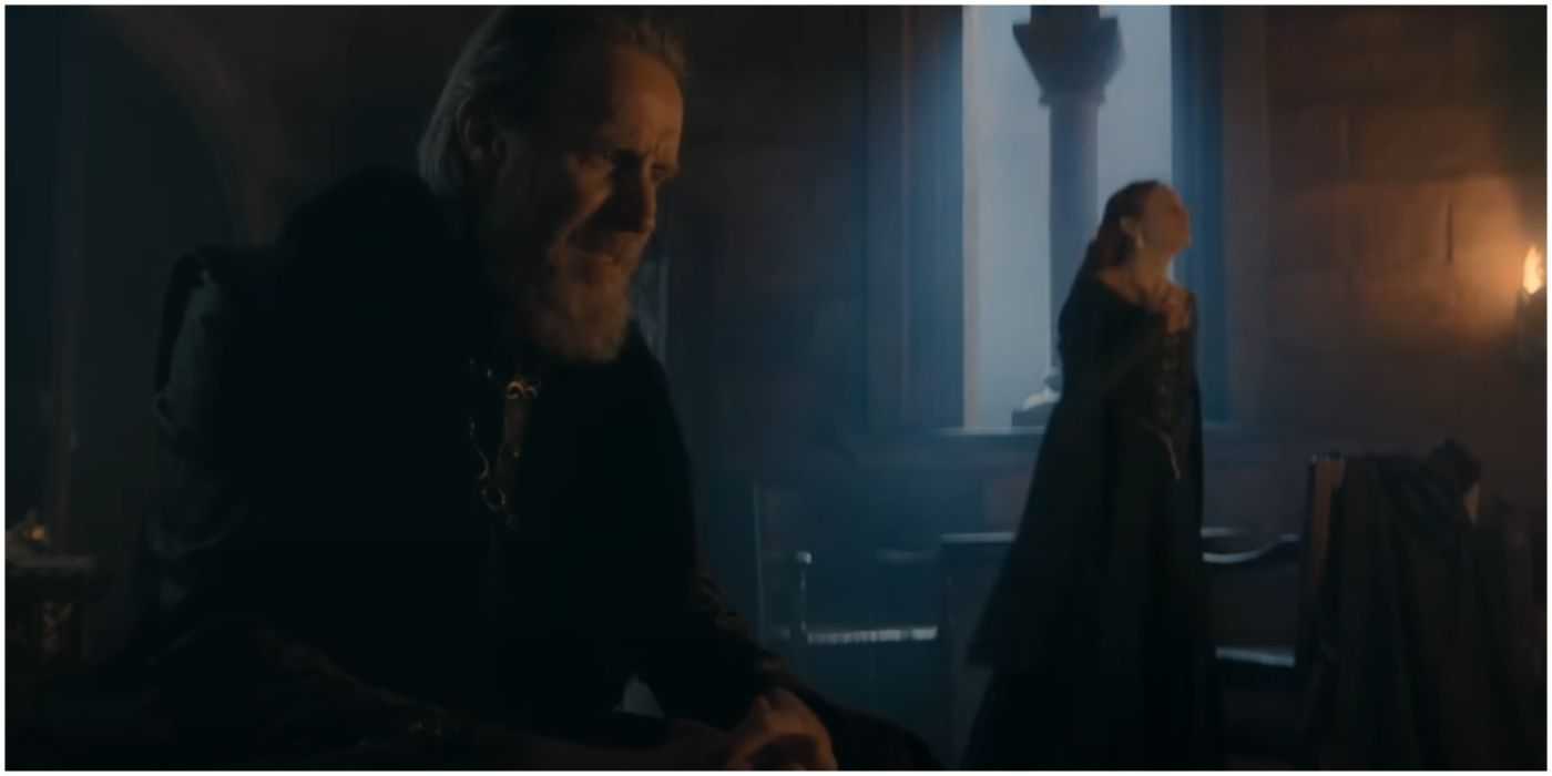 Otto and Alicent Hightower in House of the Dragon in Official Green Trailer.