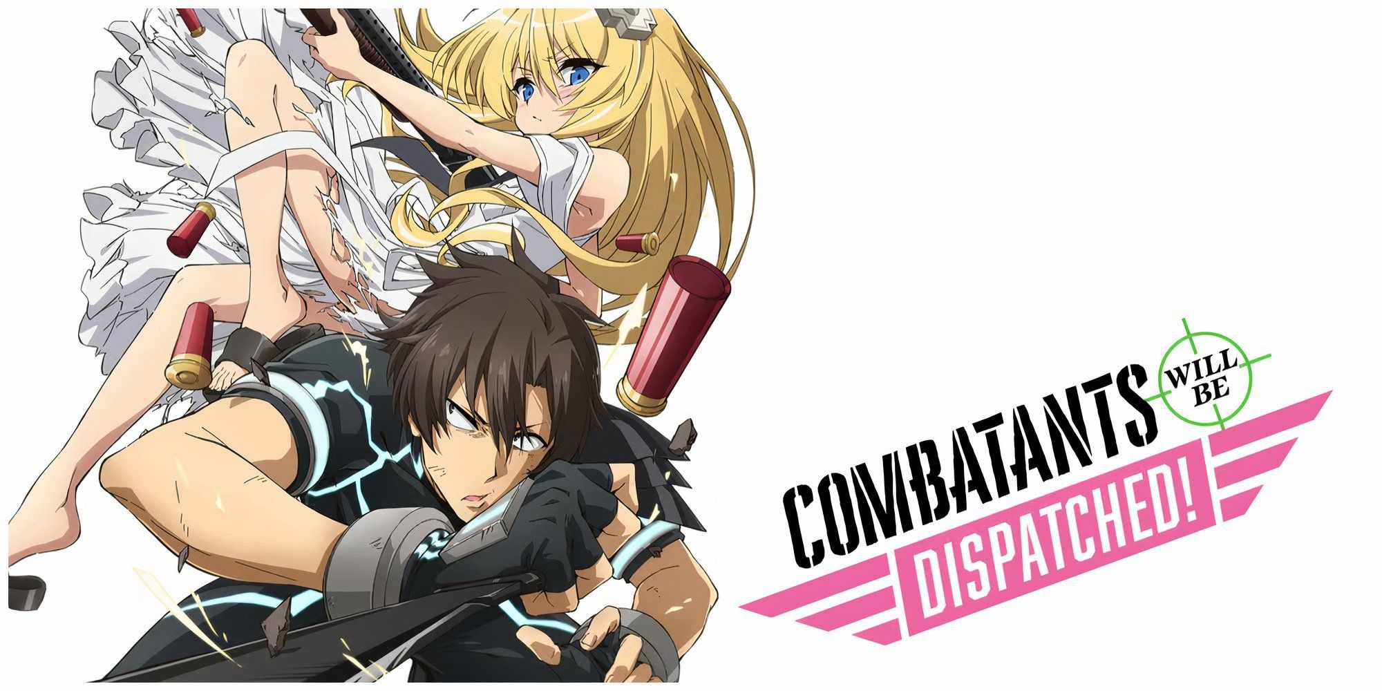 Combatants will be dispatched! anime cover with main characters