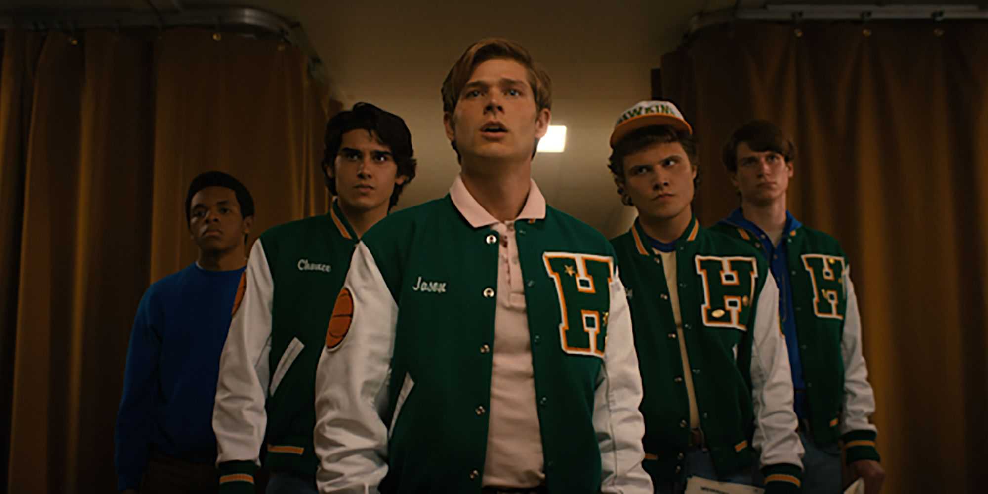 The Hawkins High Basketball Team In Stranger Things Season 4