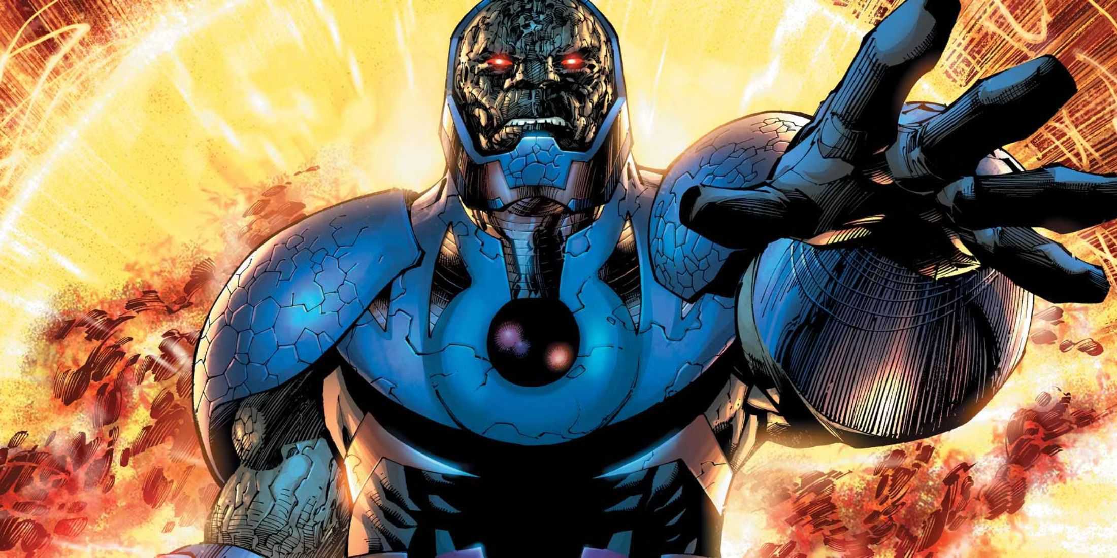 Uma foto do Novo 52 Darkseid em Justice League #1, 2011