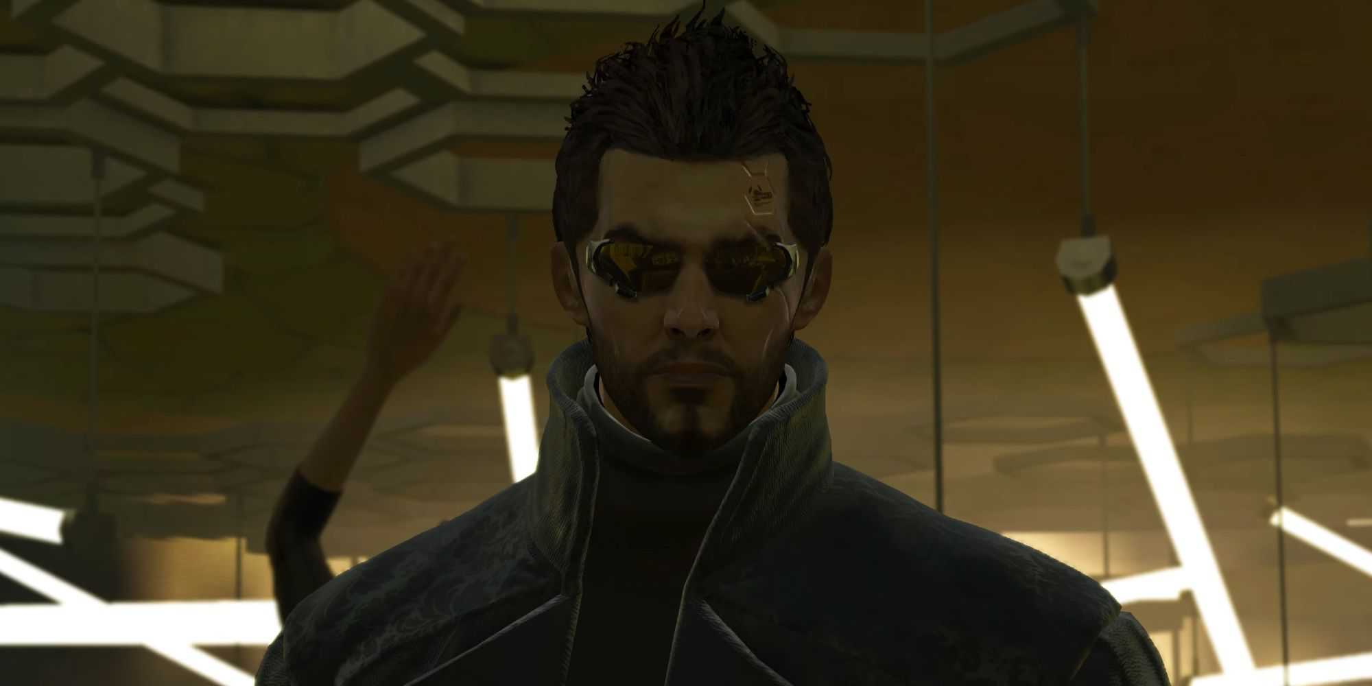 Adam Jensen in Deus Ex: Human Revolution