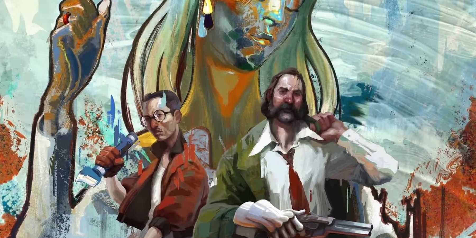 Arte da capa do Disco Elysium cortada