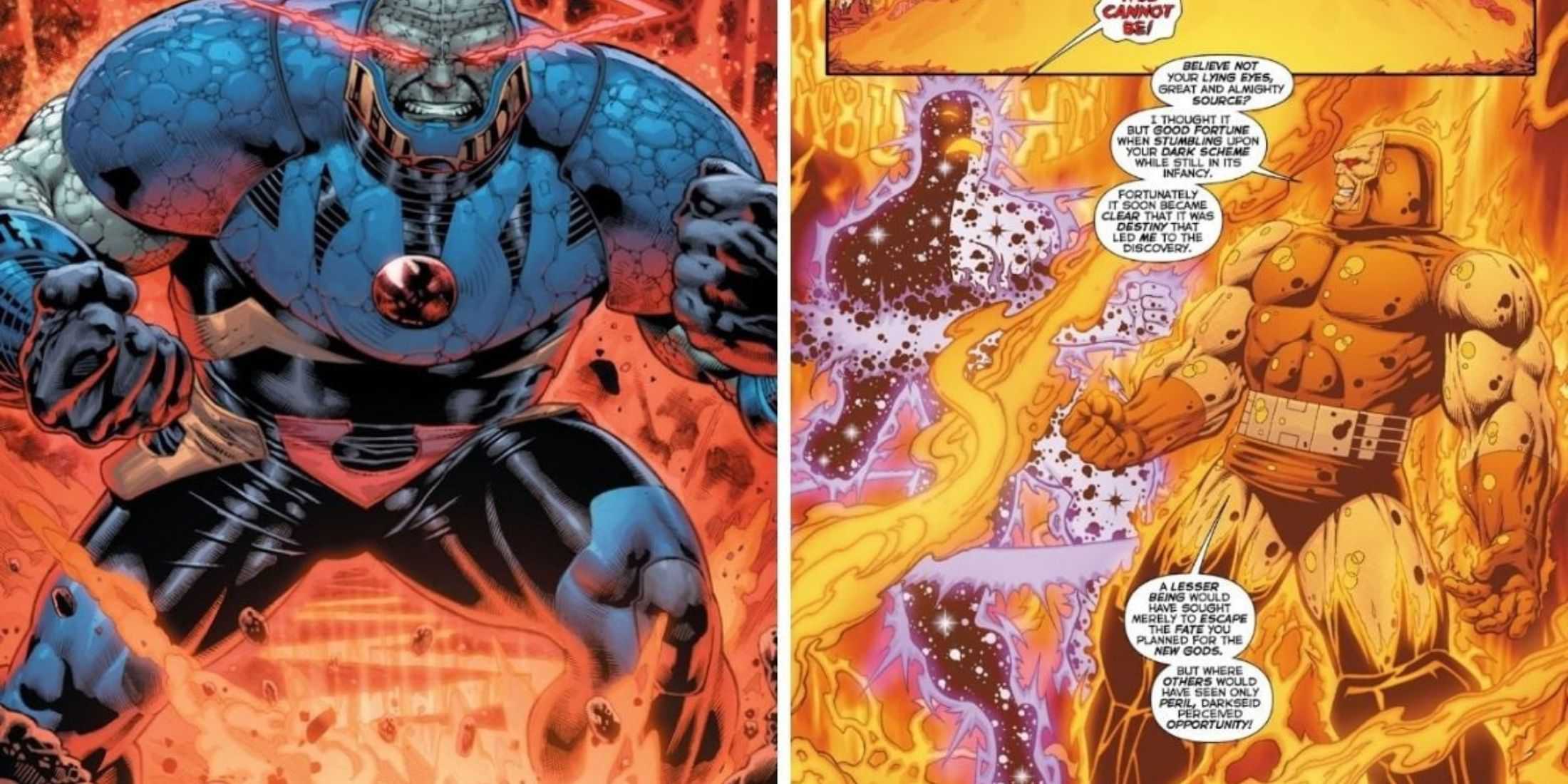 Uma imagem de Soulfire Darkseid em Death Of The New Gods, 2007