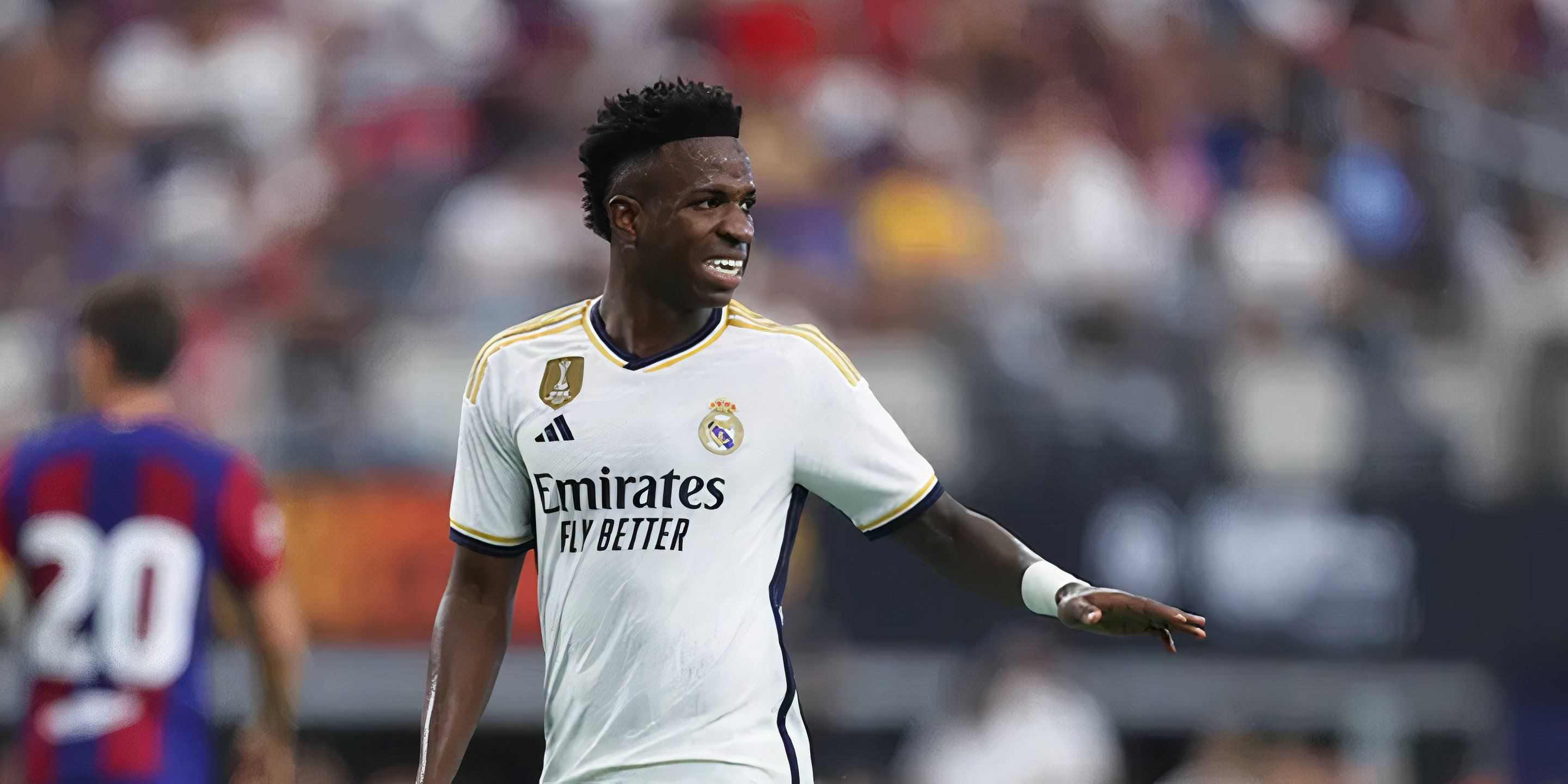 Vinicius Jr jogando pelo Real Madrid