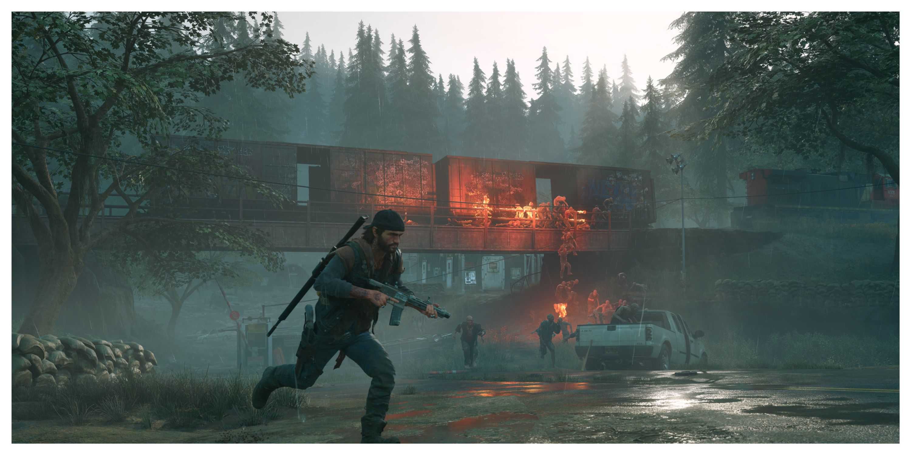 Days Gone - Steam Screenshot (Running From Zombies)