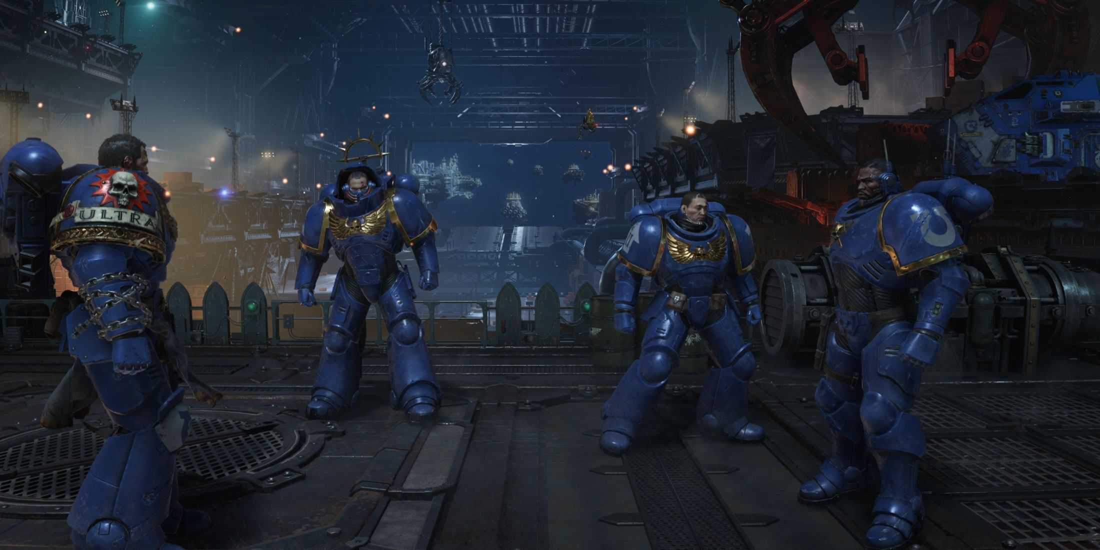 Space Marine 2 - A Group Of Space Marines