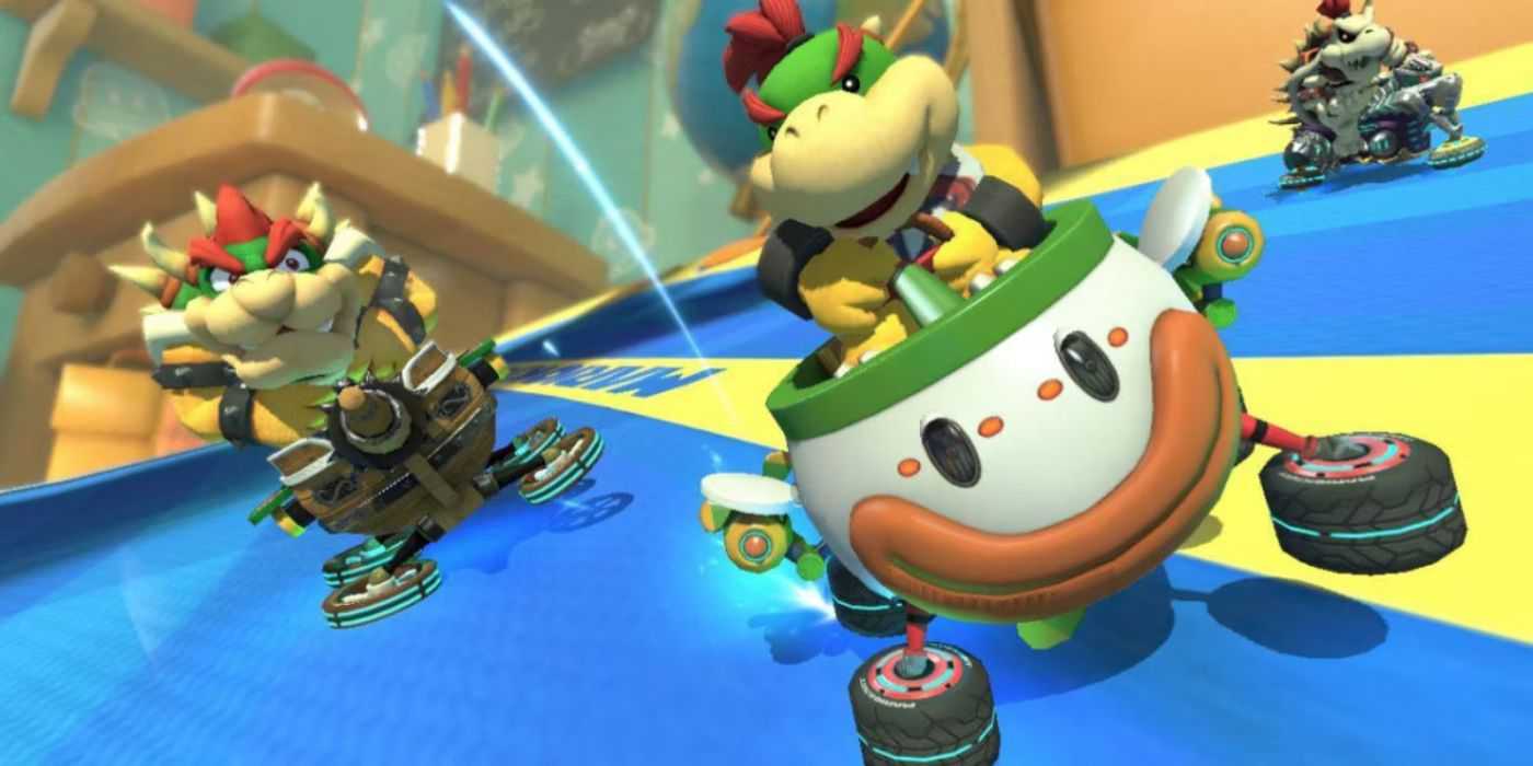 Bowser e Bowser Júnior Mario Kart 8