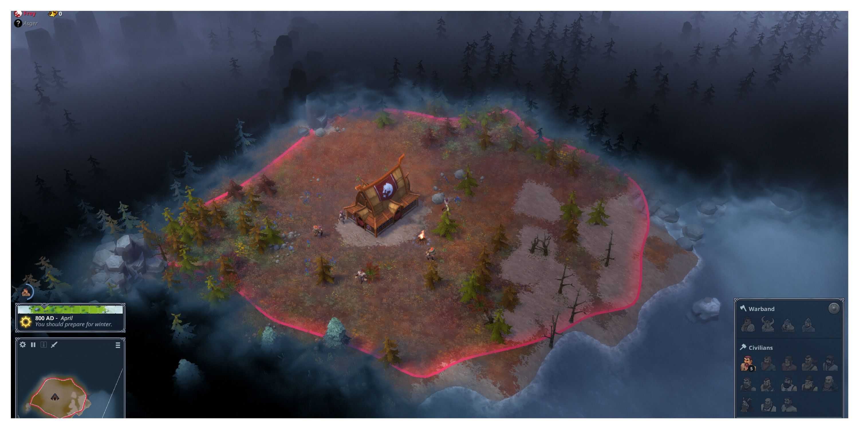 Northgard - Steam Screenshot (A Small Colony)