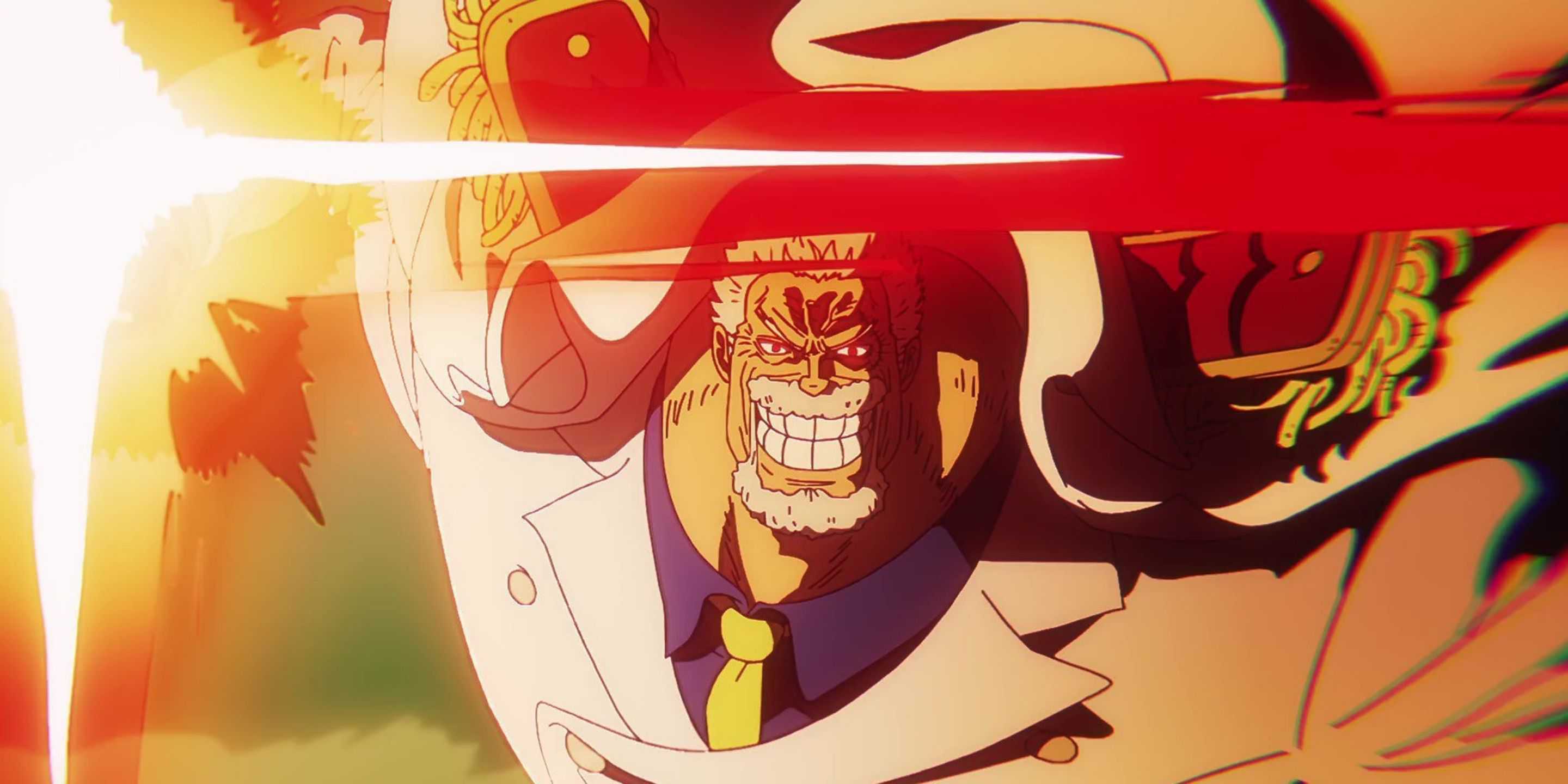 Monkey D. Garp atacando