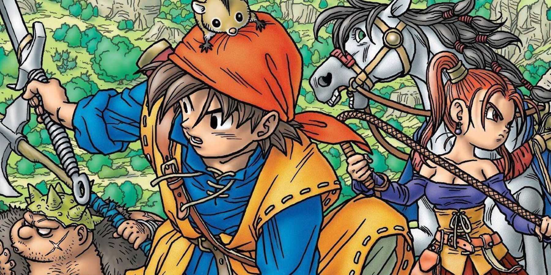 Arte promocional de Dragon Quest 8