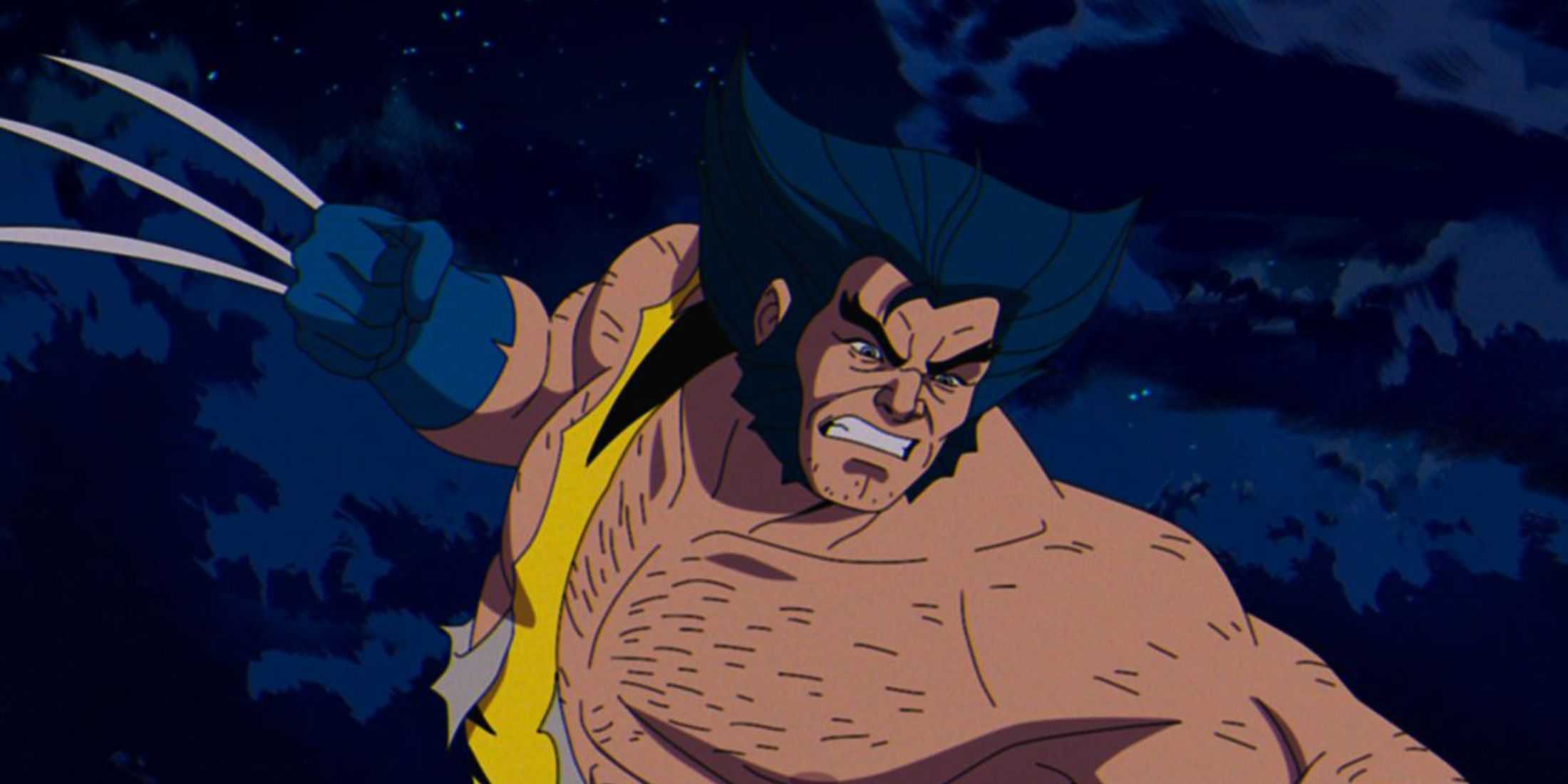 X-Men '97 depicting Wolverine shirtless, in a design that is much more accurate to comic books than Insomniac's interpretation of the character is.