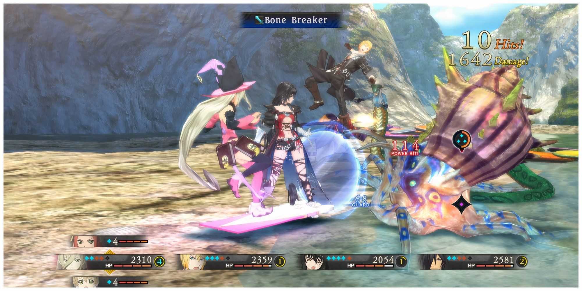 Battle overview in Tales of Berseria