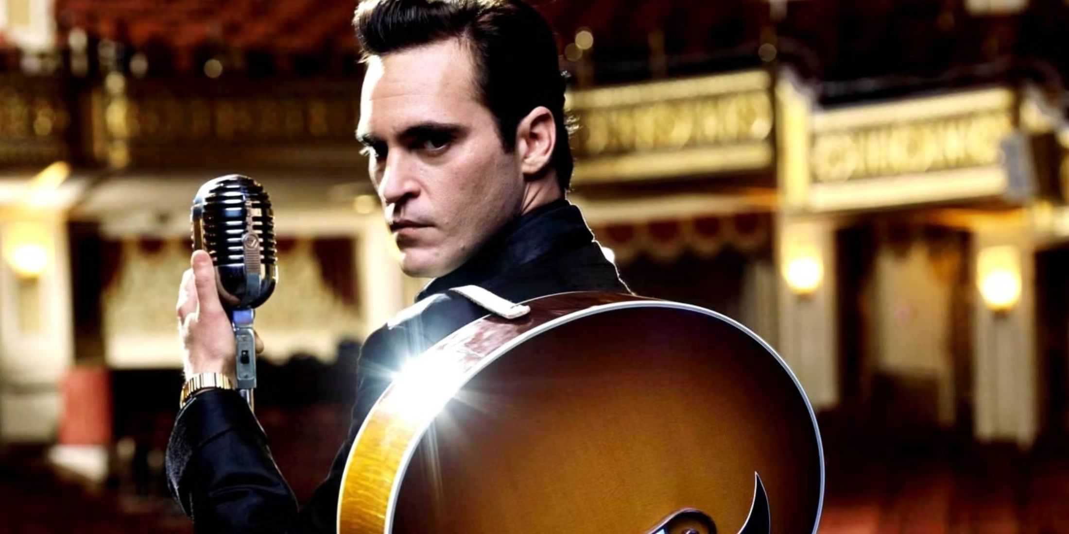 Joaquin Phoenix como Johnny Cash em Walk the Line