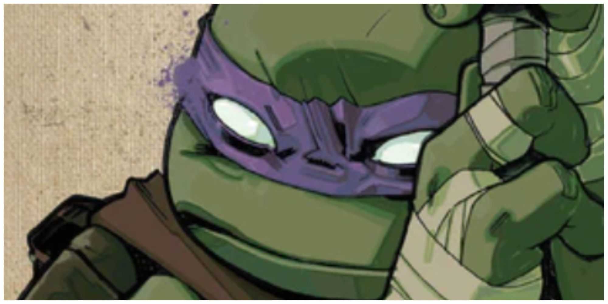 Donatello na capa de quadrinhos da IDW