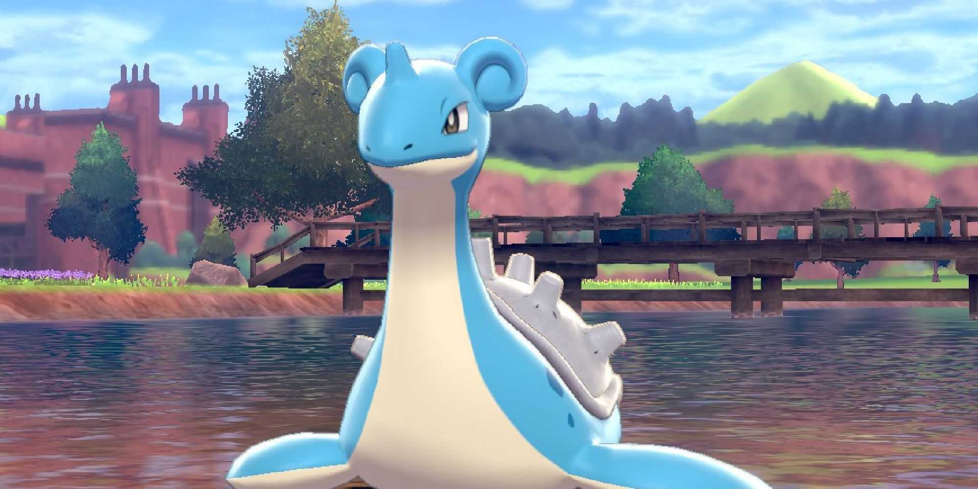 Uma captura de tela de Lapras de Pokemon Sword and Shield.