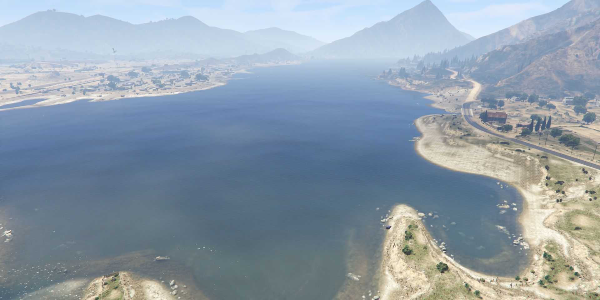 Mar de Álamo em GTAV