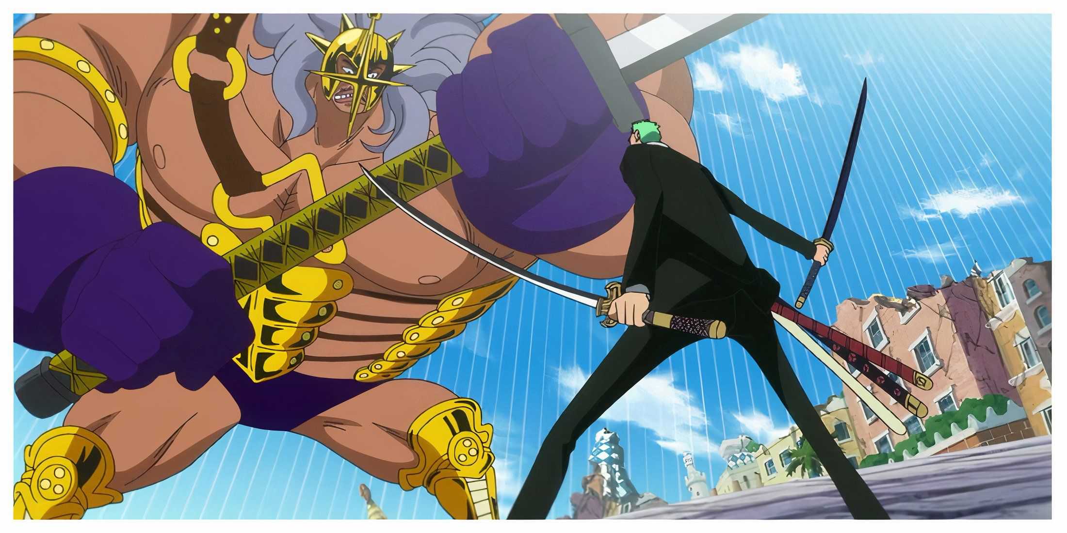 Straw Hat Zoro from One Piece Fighting Pica