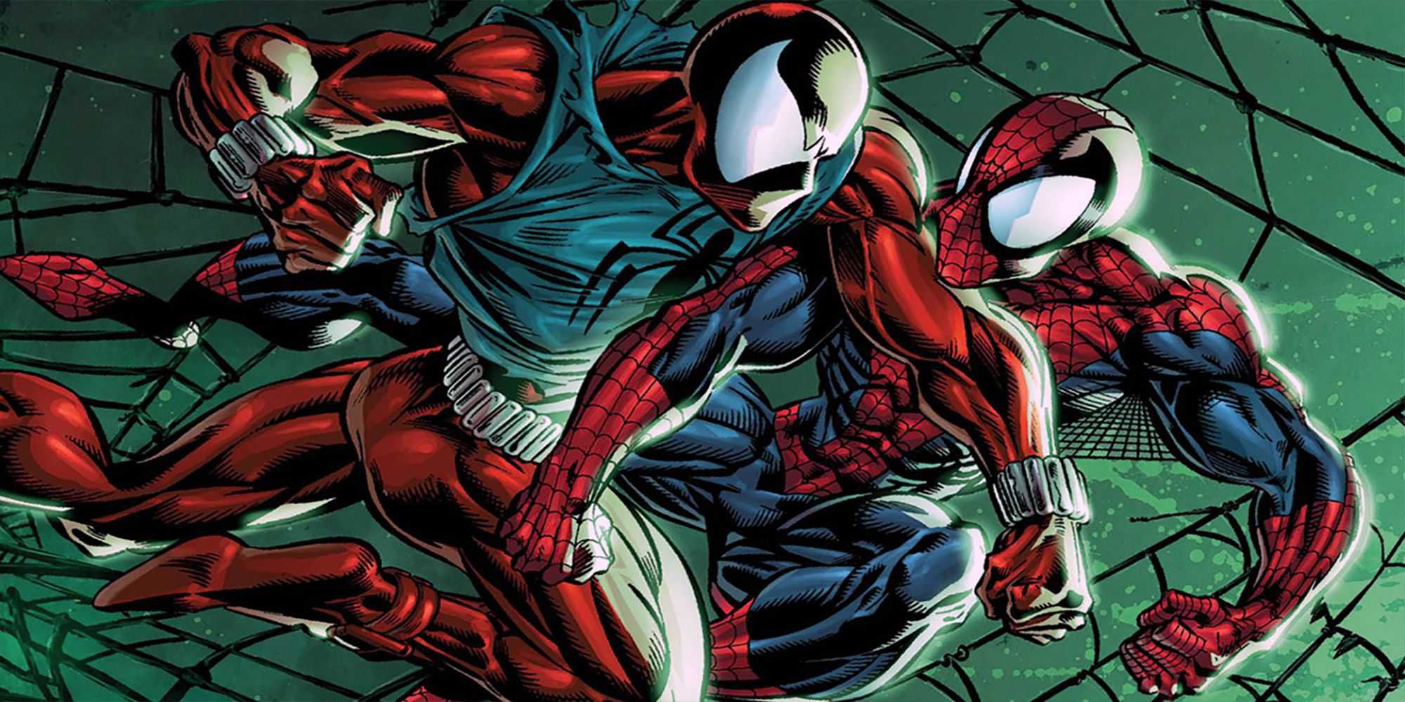 Homem-Aranha na Saga do Clone - Homem-Aranha luta contra a Aranha Escarlate