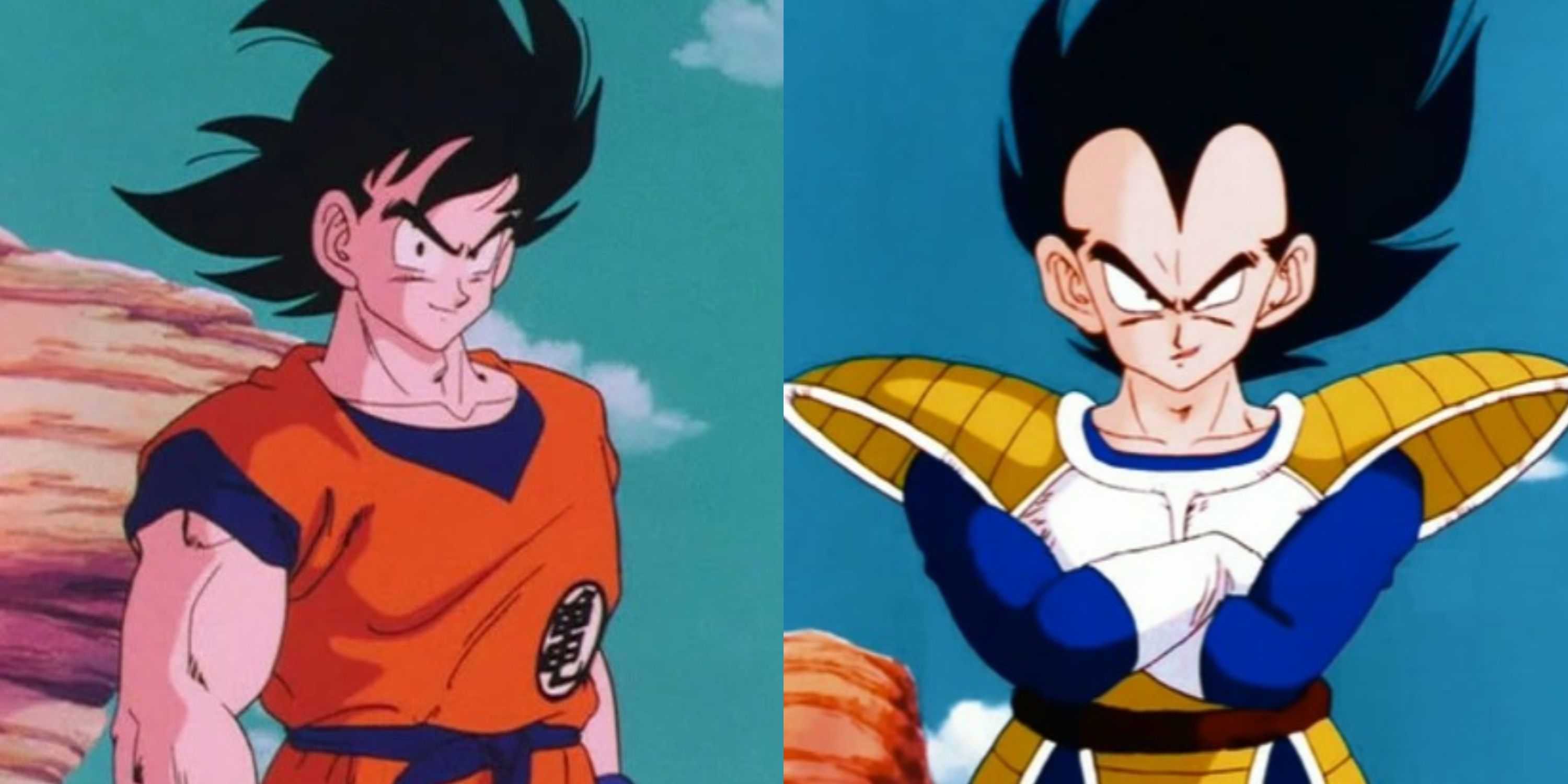 Dragon Ball Goku Vegeta Saiyan Saga