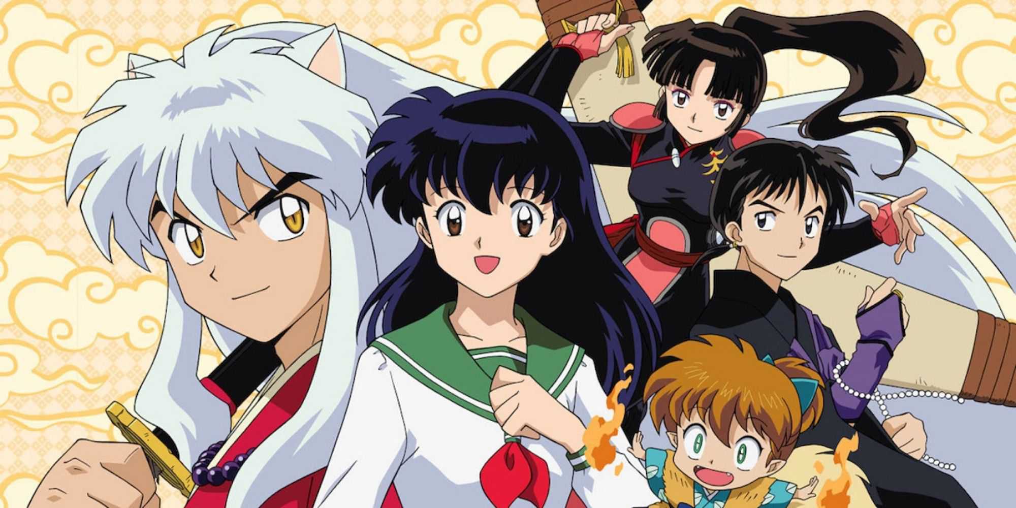 Arte promocional com personagens de Inuyasha