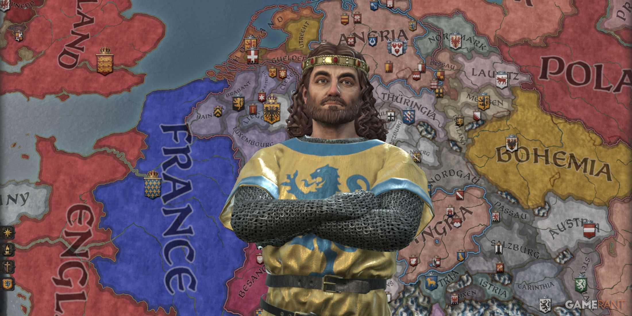 Crusader Kings 3 Duque Heinrich III 'O Leão' de Angria