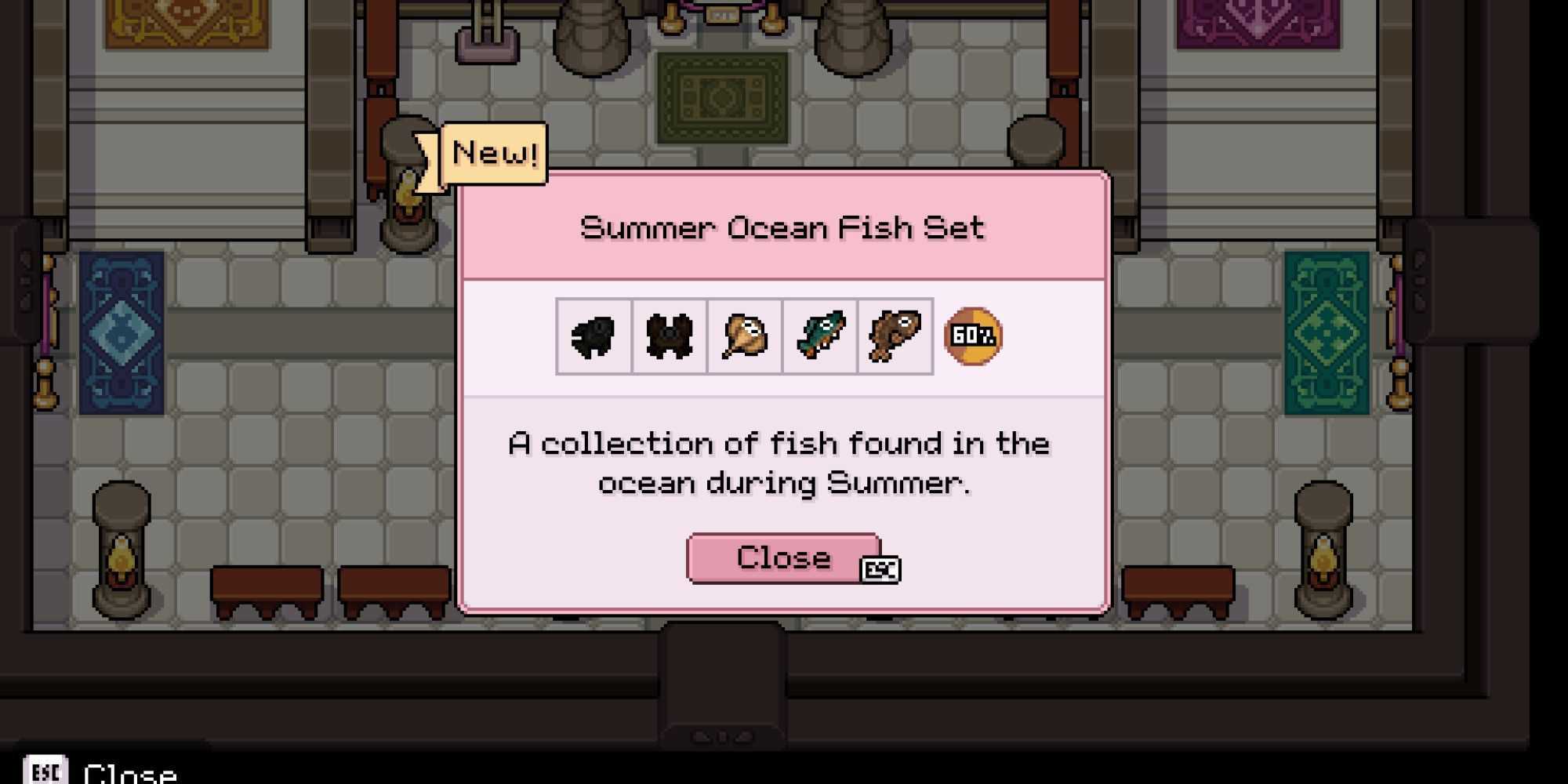 summer ocean fish set in fields of mistria