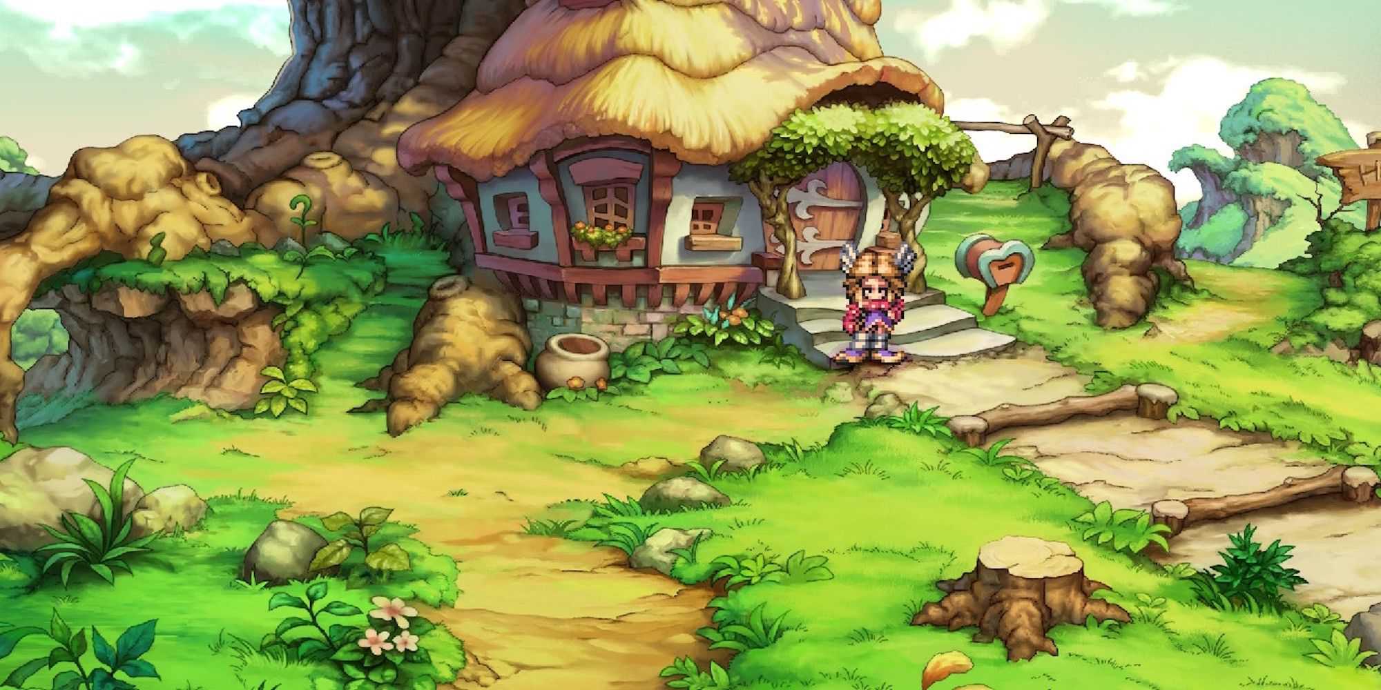 Explorando o mundo em Legend of Mana