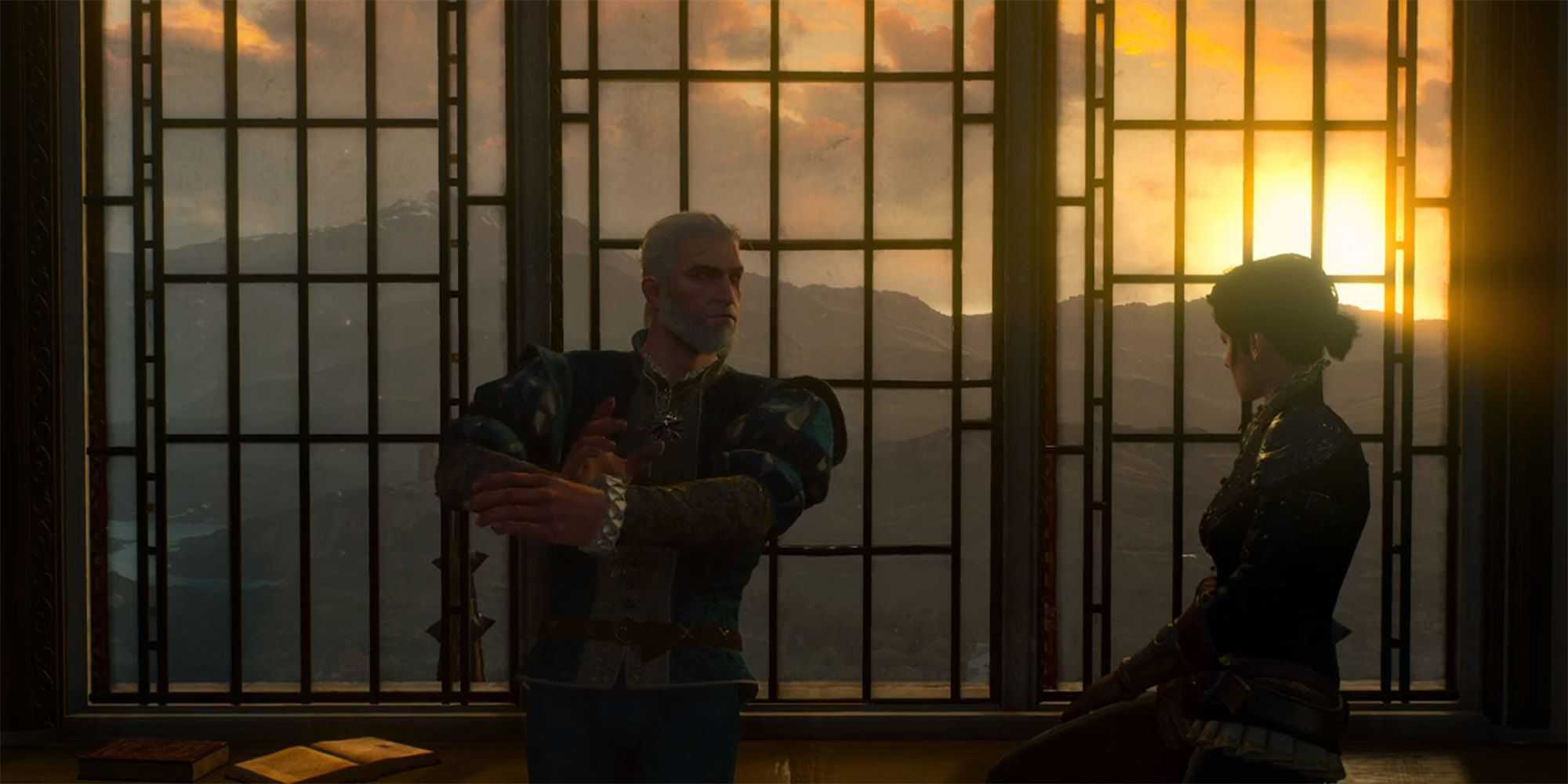 Witcher 3 - Geralt e Slyvia falando sobre perdoar Anna