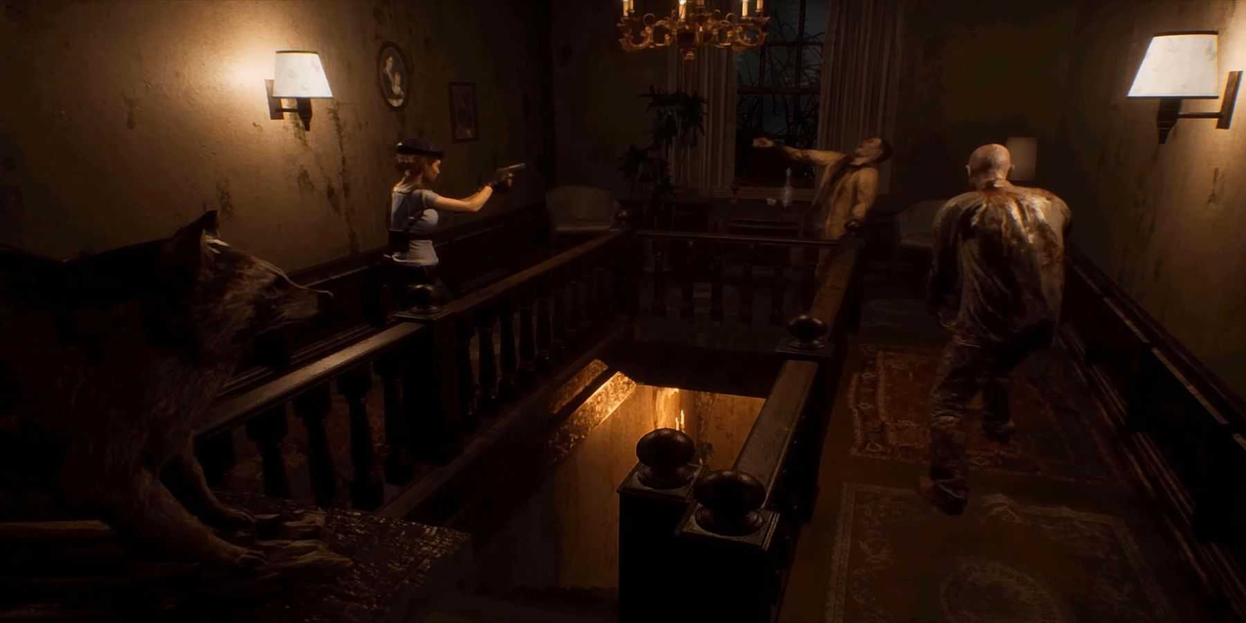 Resident Evil UE5 remake fixed camera