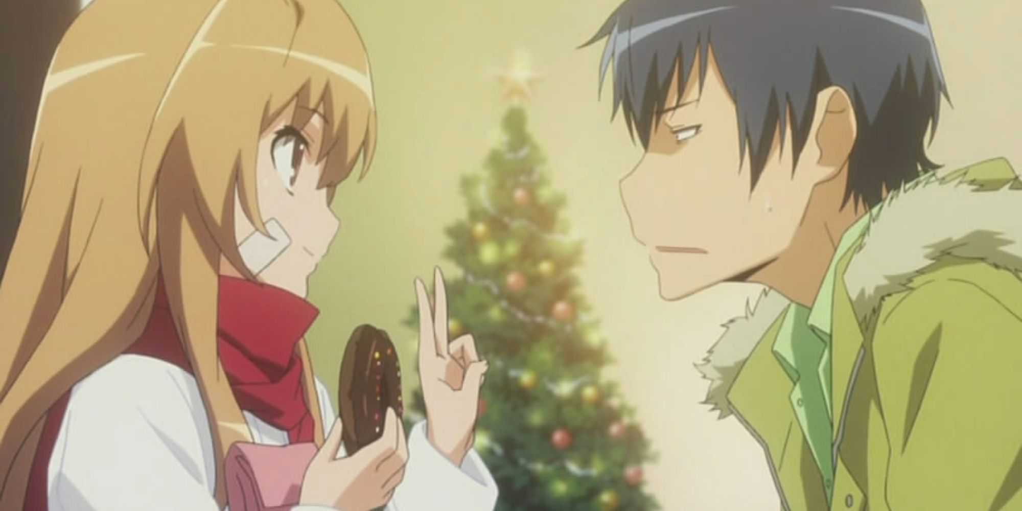 Taiga e Ryuji em Toradora! 