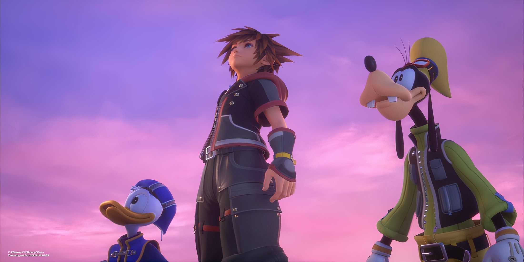 kingdom hearts 3 donald congelado pateta sora