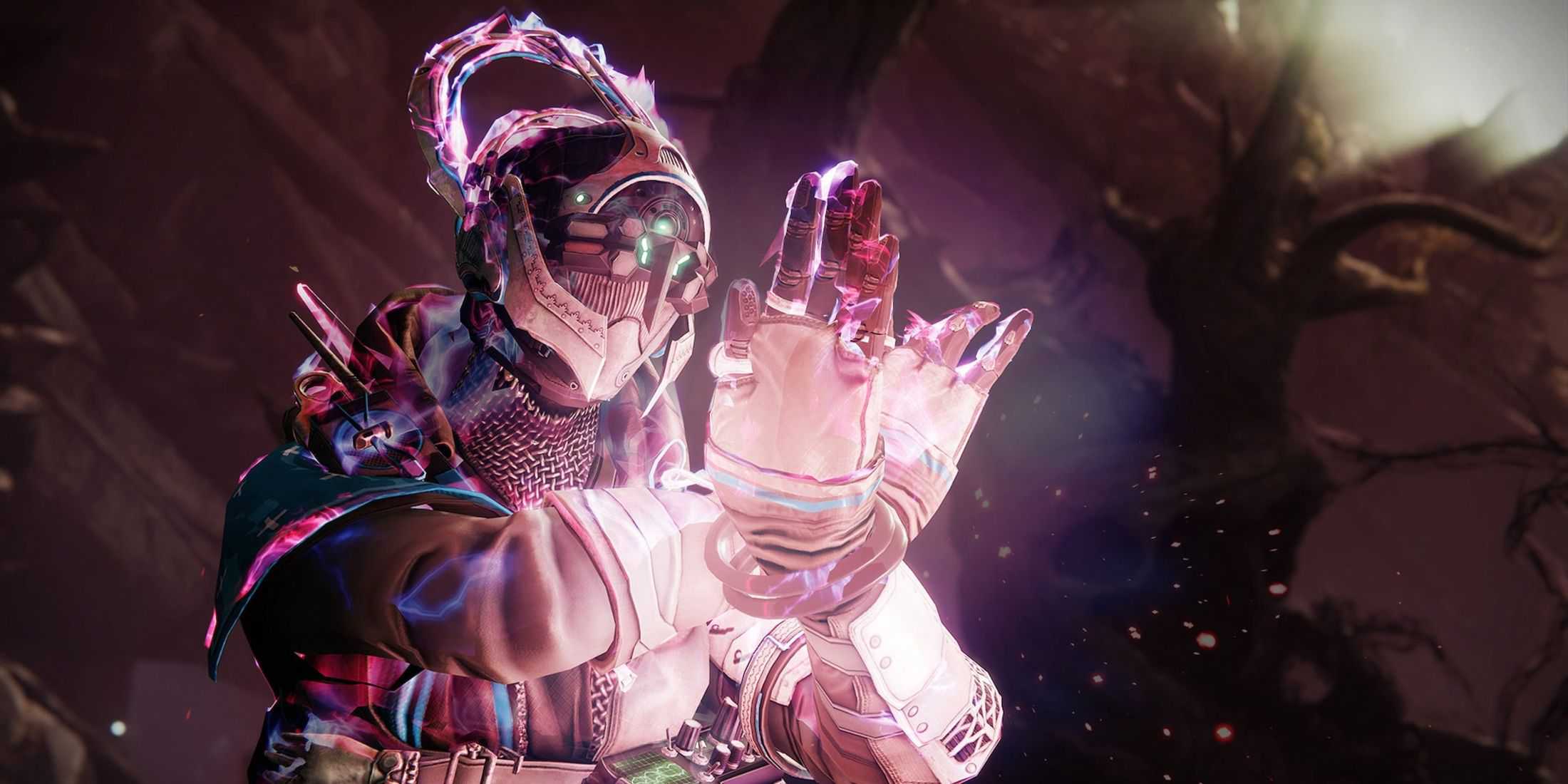 A Destiny 2 Warlock Crossing Their Hands and Using Prismatic Powers