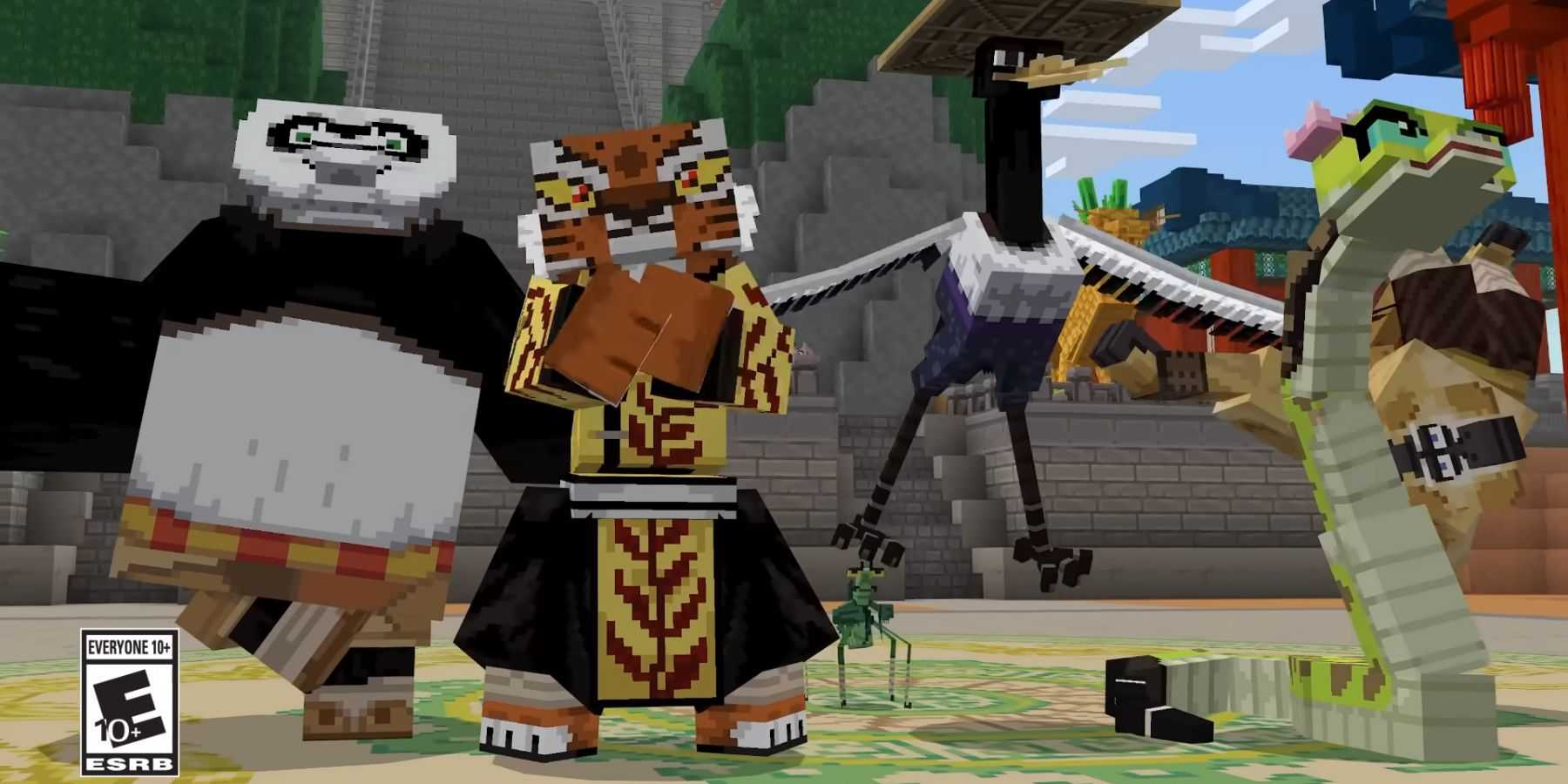 Minecraft Releases Kung Fu Panda DLC