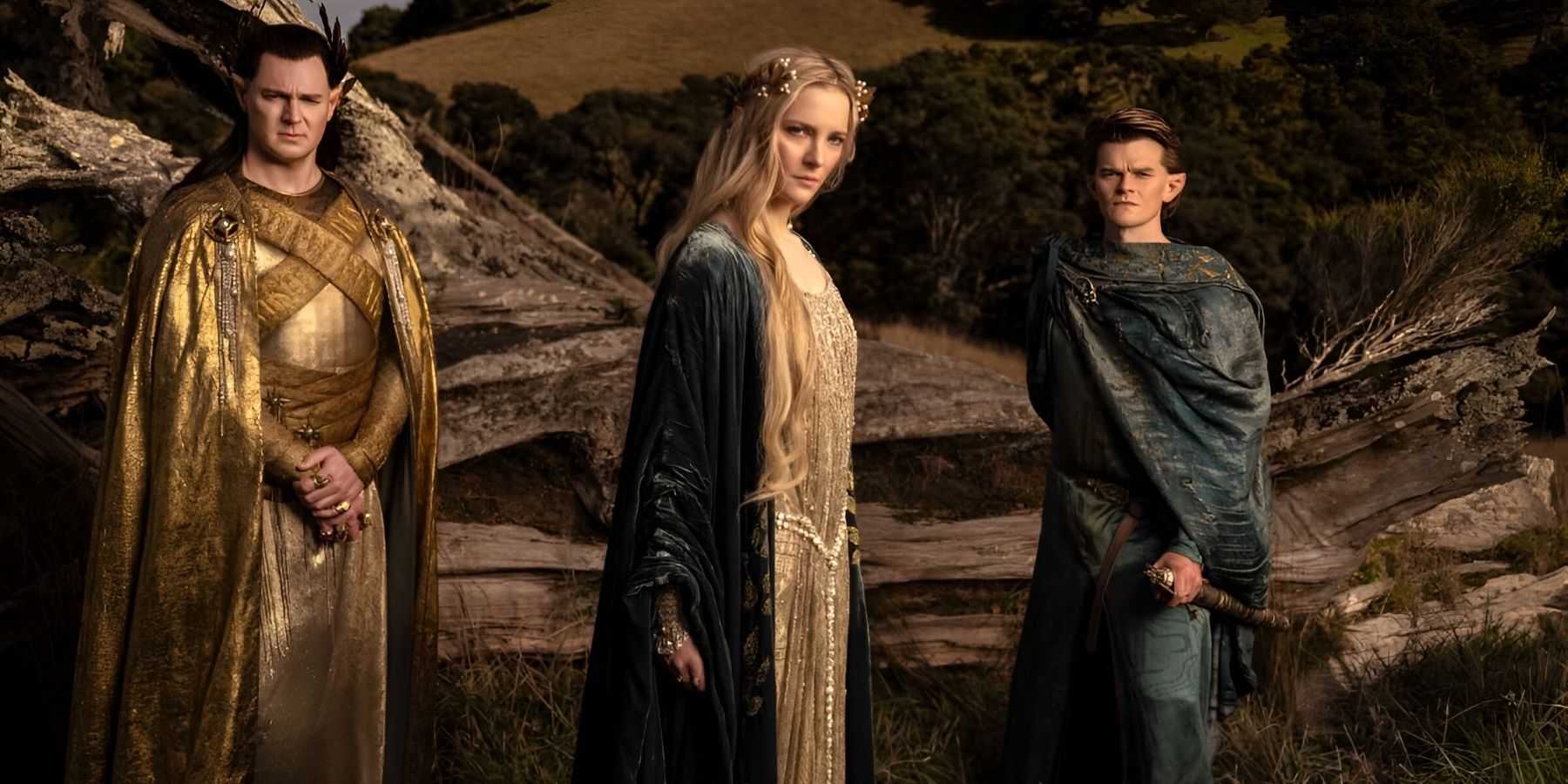 Elfos em Anéis de Poder_Galadriel, Elrond, Gil-Galad