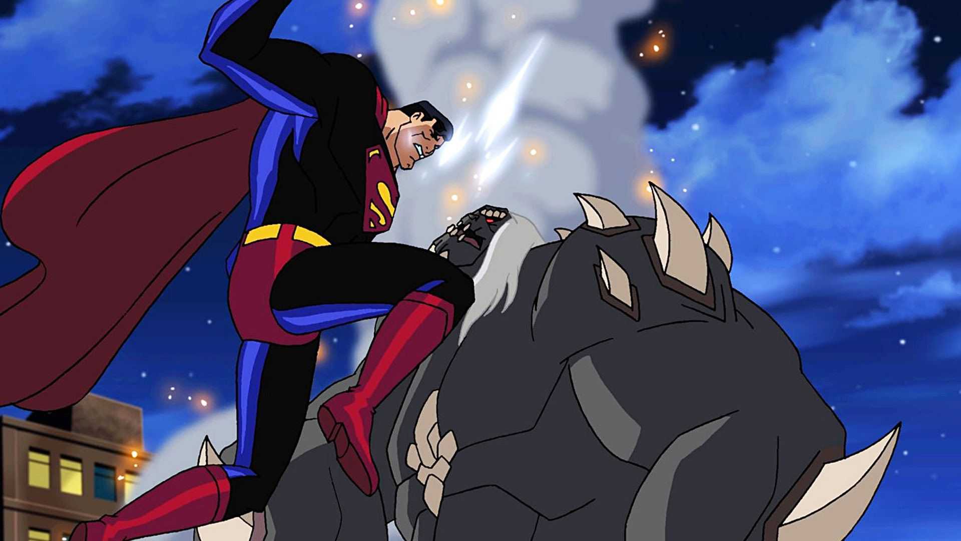 superman fights doomsday