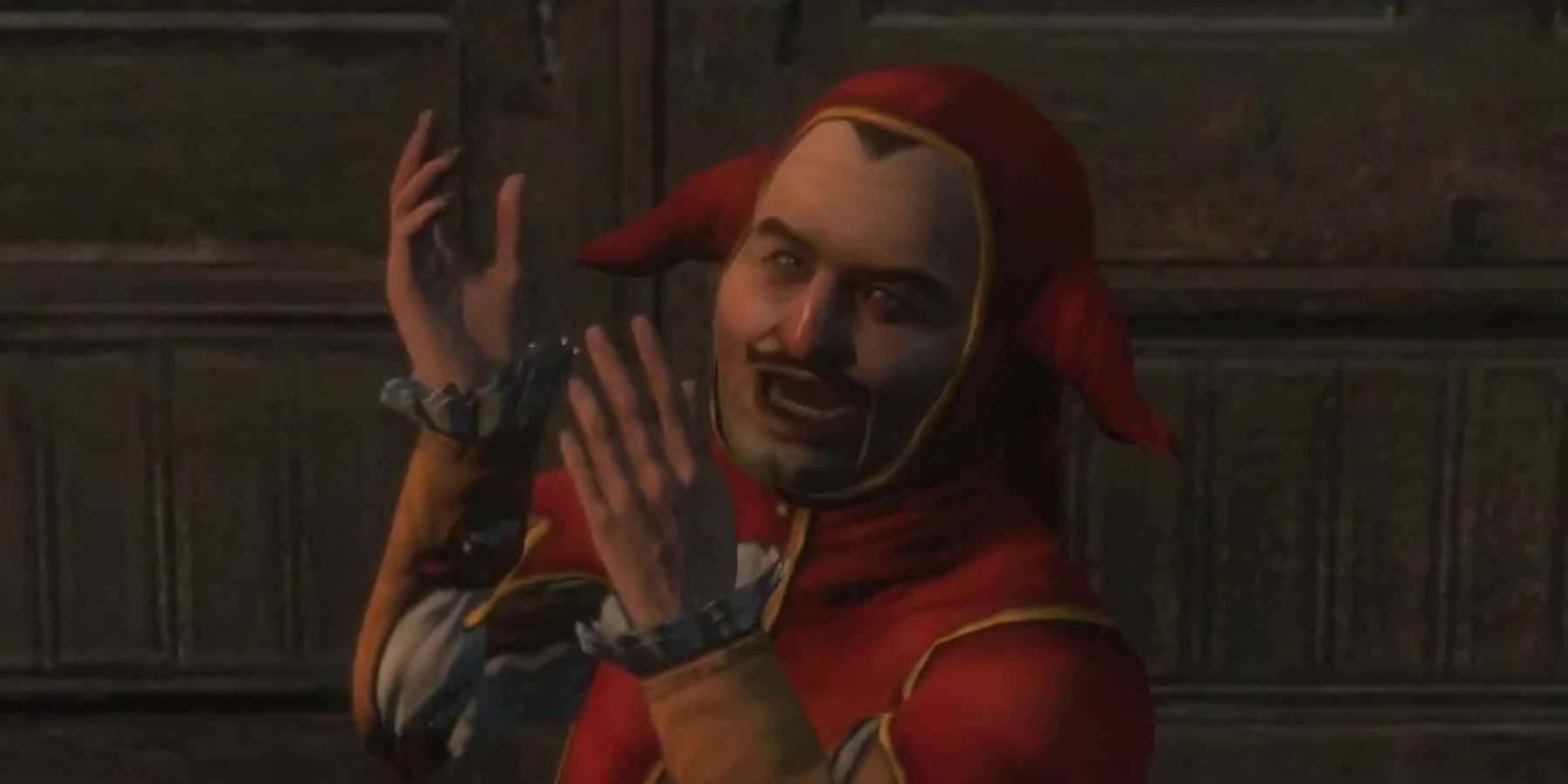 Feste, o Jester do Duque de Dragon's Dogma